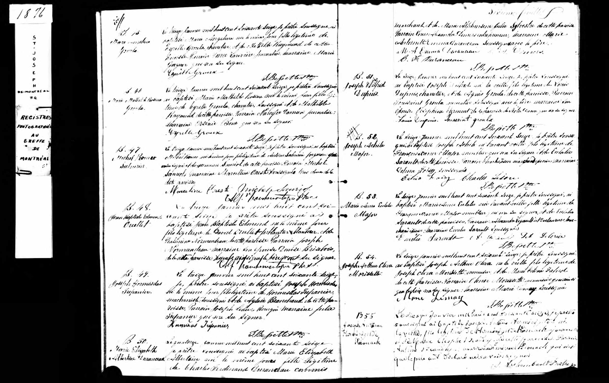 Acte de baptême
