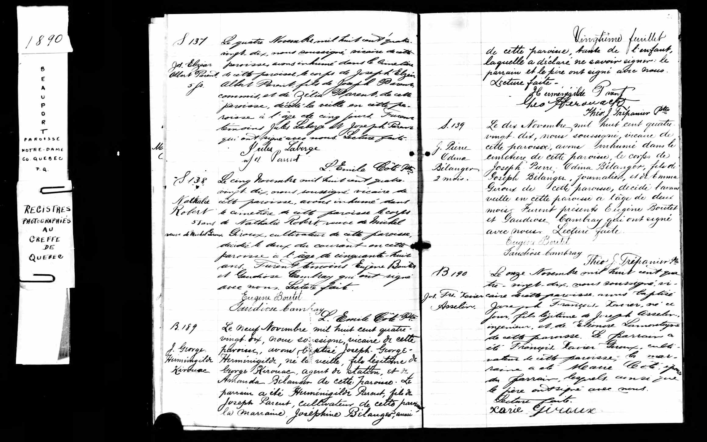 Acte de baptême