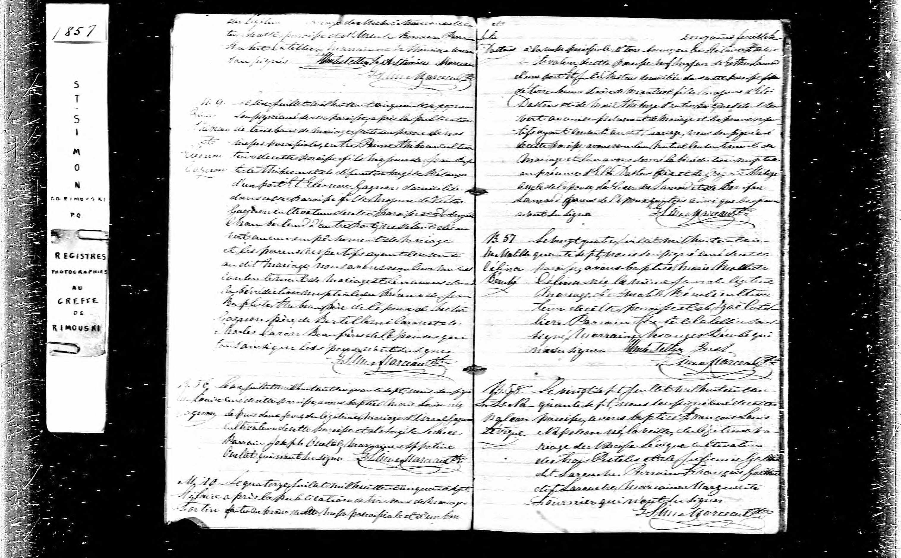 Acte de mariage en troisièmes noces Acte de mariage en troisièmes noces