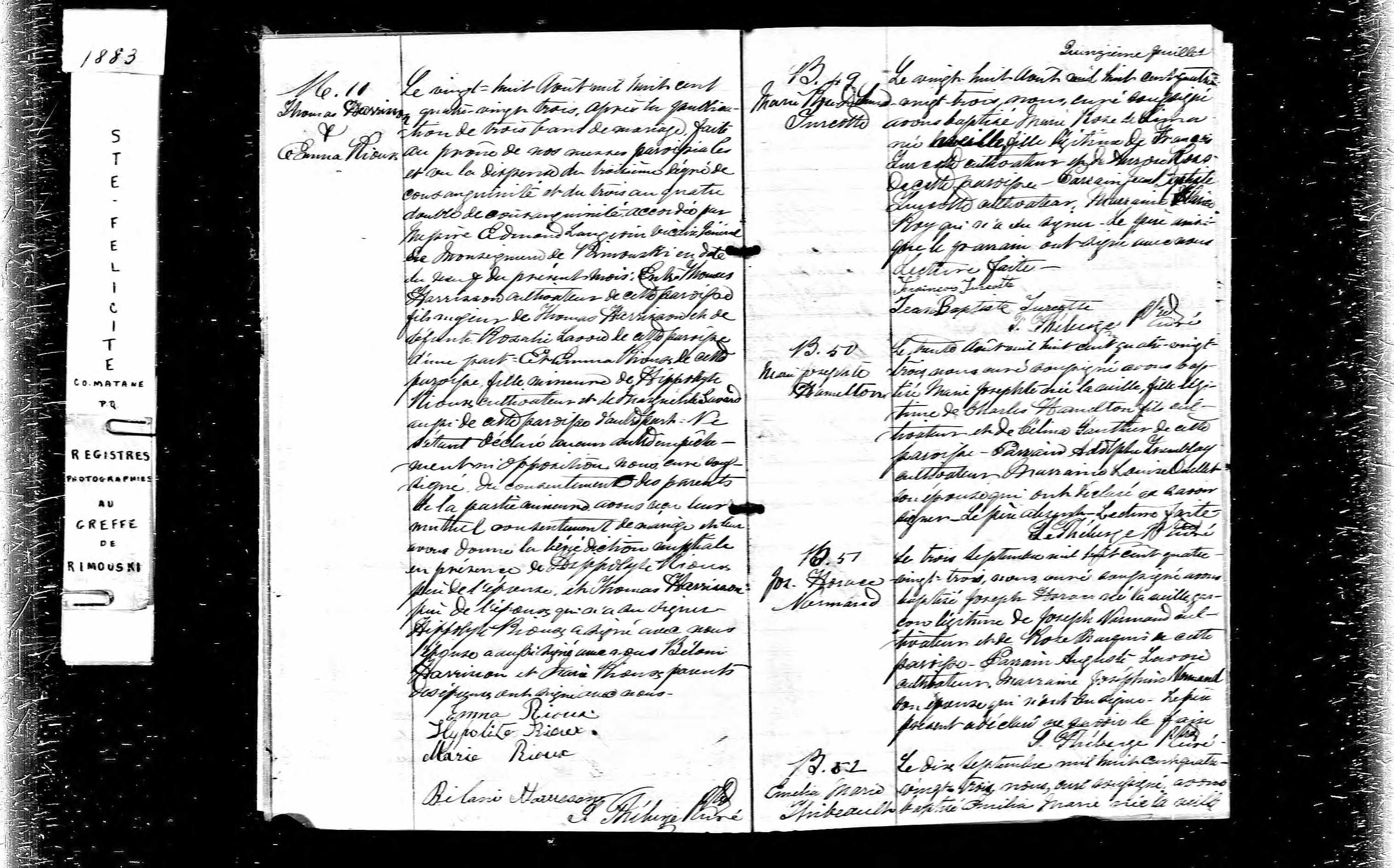 Acte de baptême