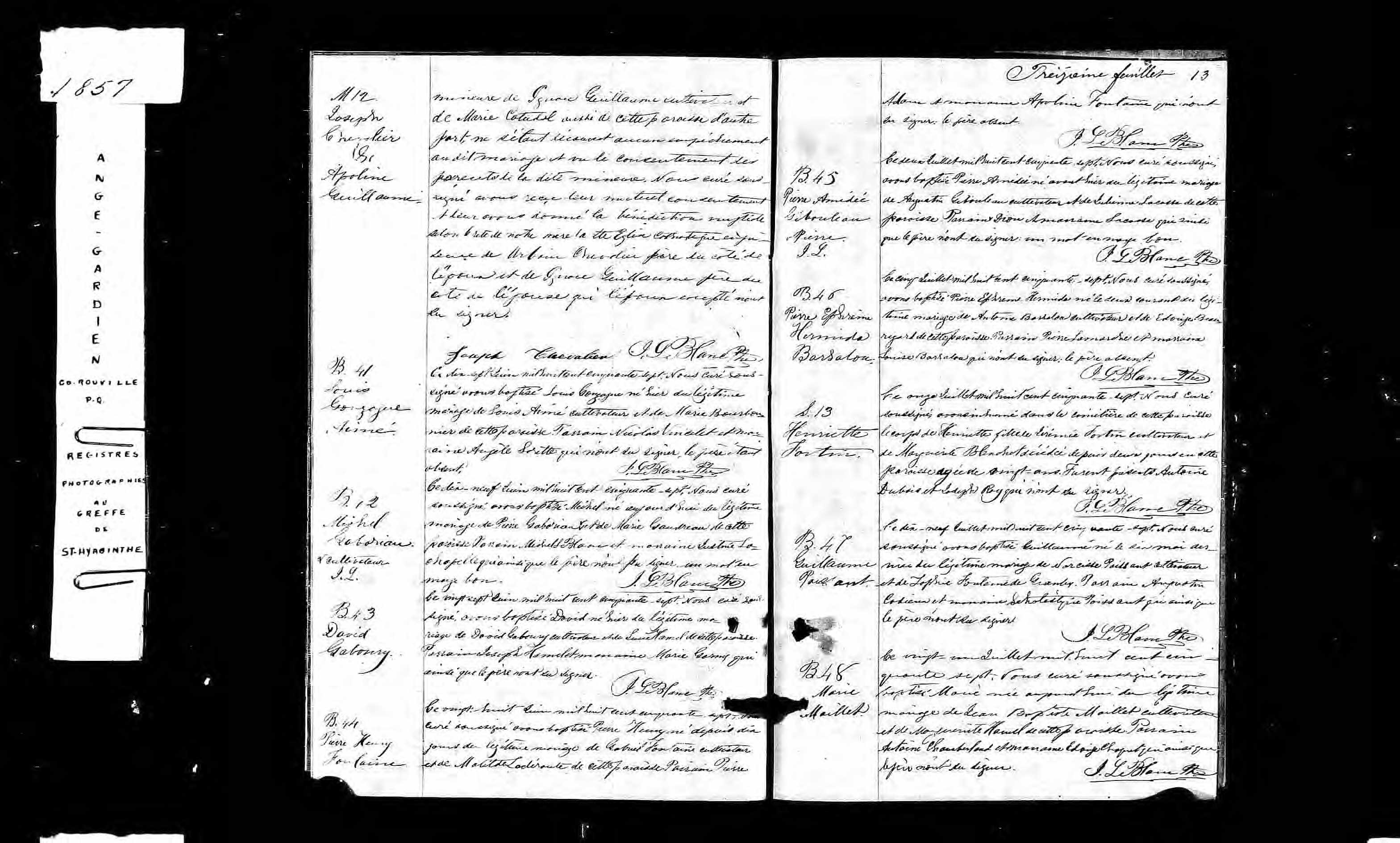 Acte de baptême