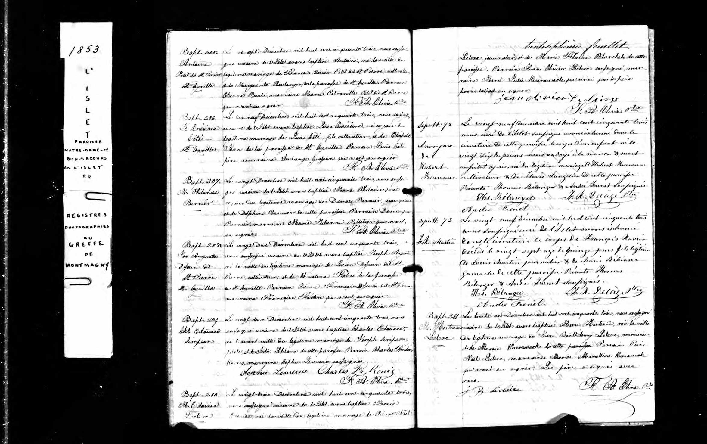Acte de baptême