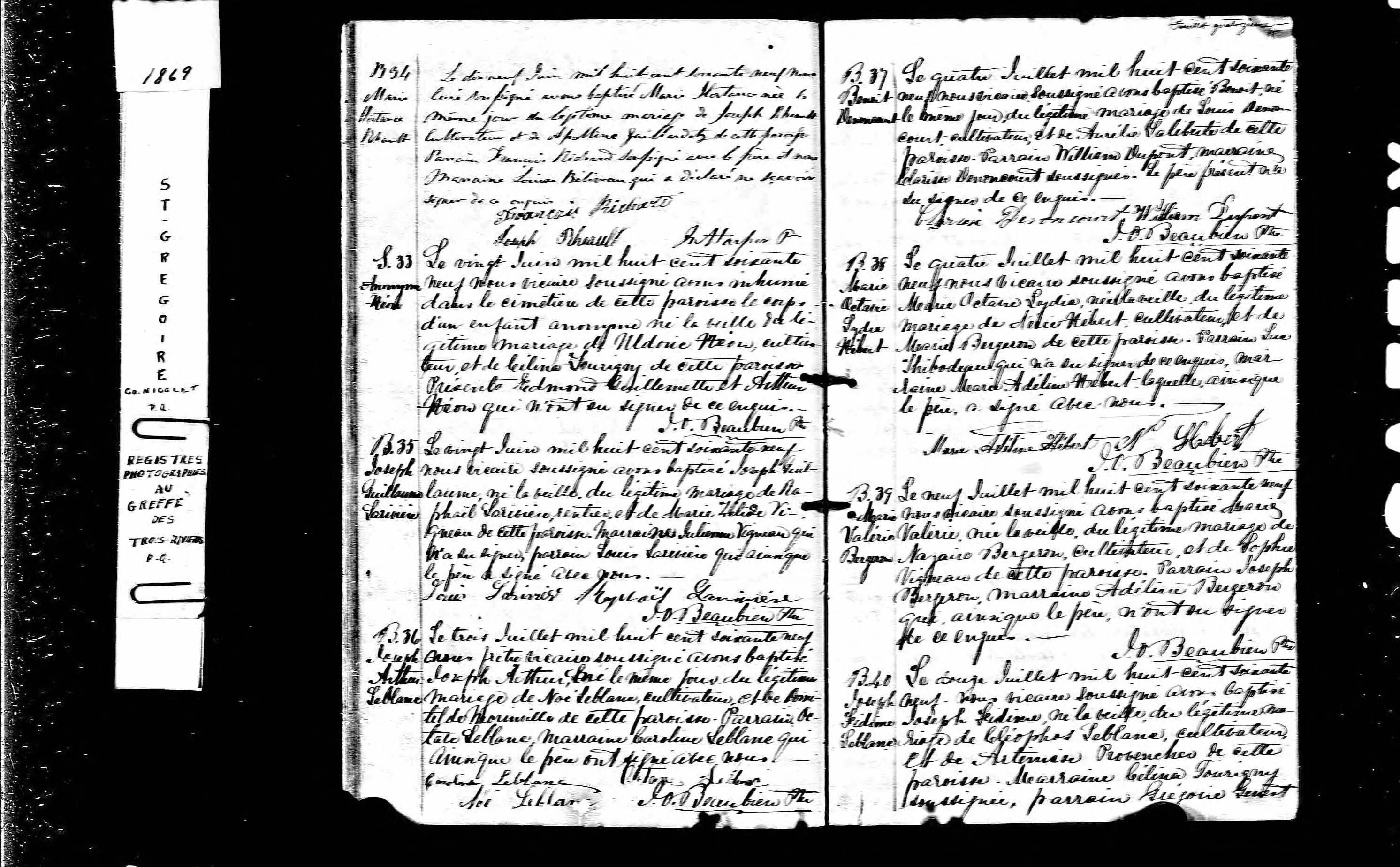 Acte de baptême