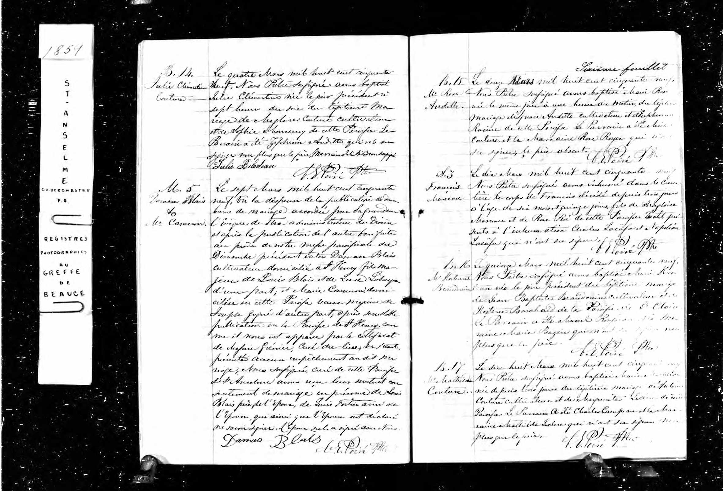 Acte de baptême