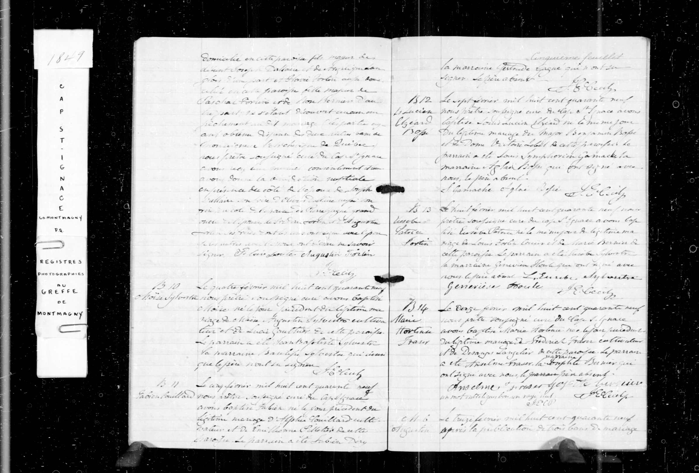 Acte de baptême Acte de baptême