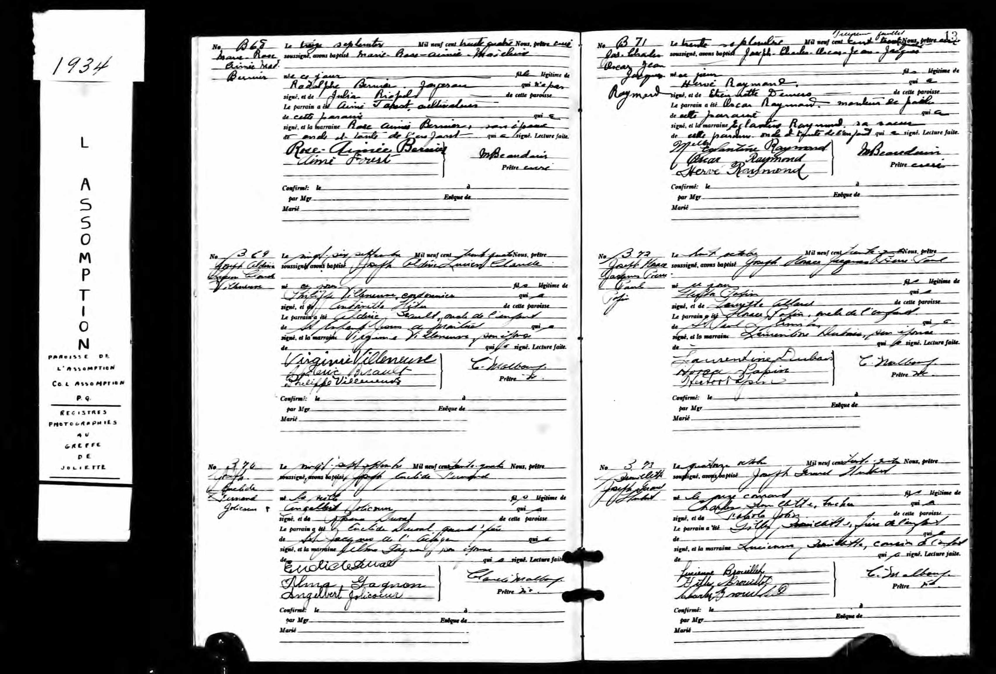 Acte de baptême