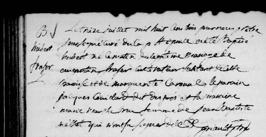 Acte de baptême