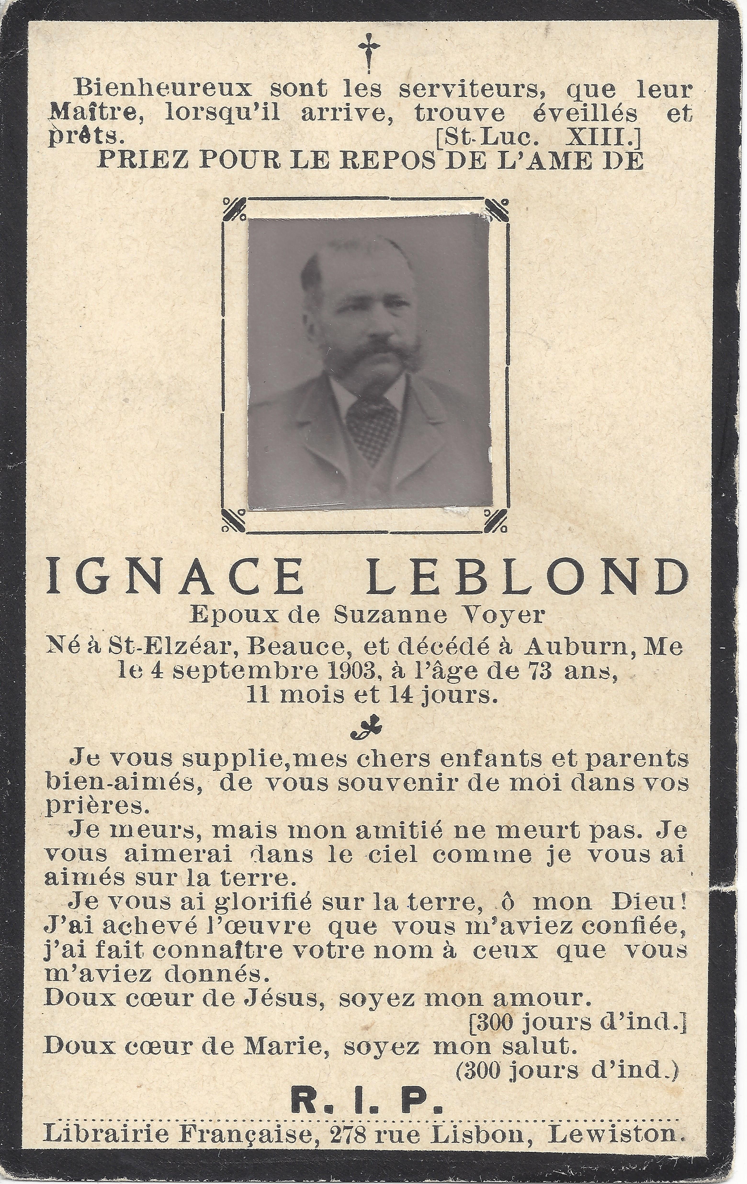Carte mortuaire