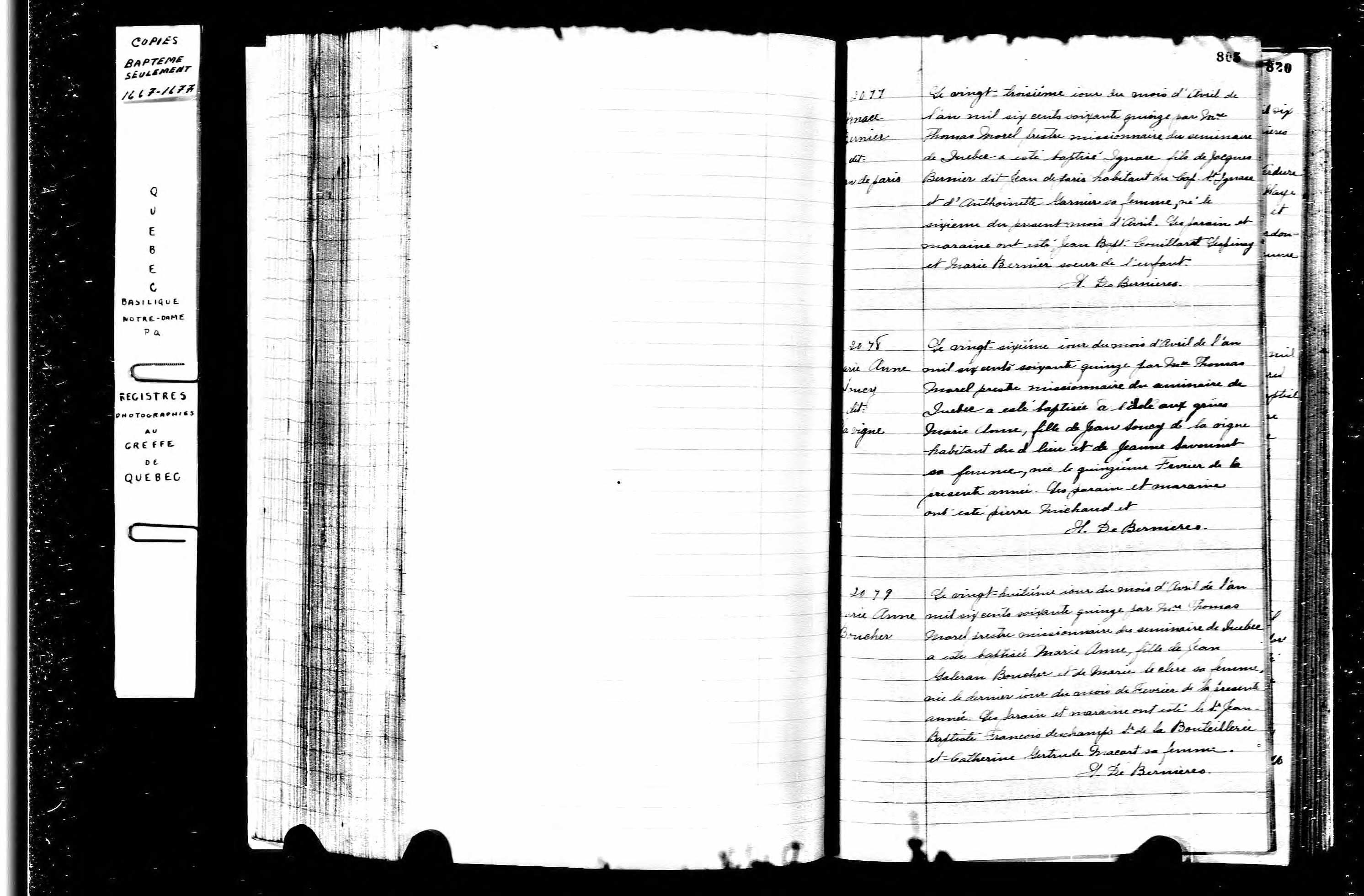 Acte de baptême
