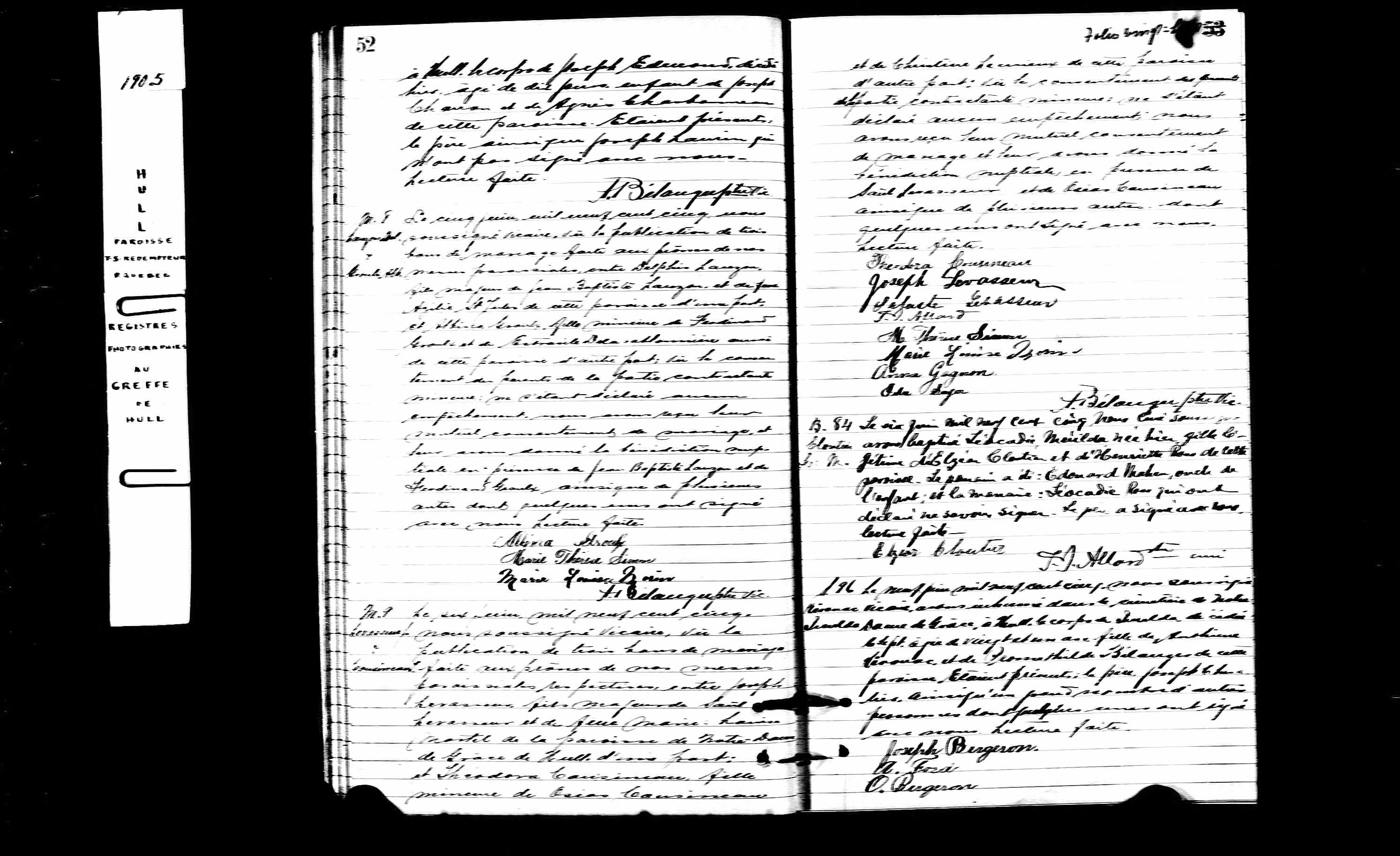 Acte de sépulture