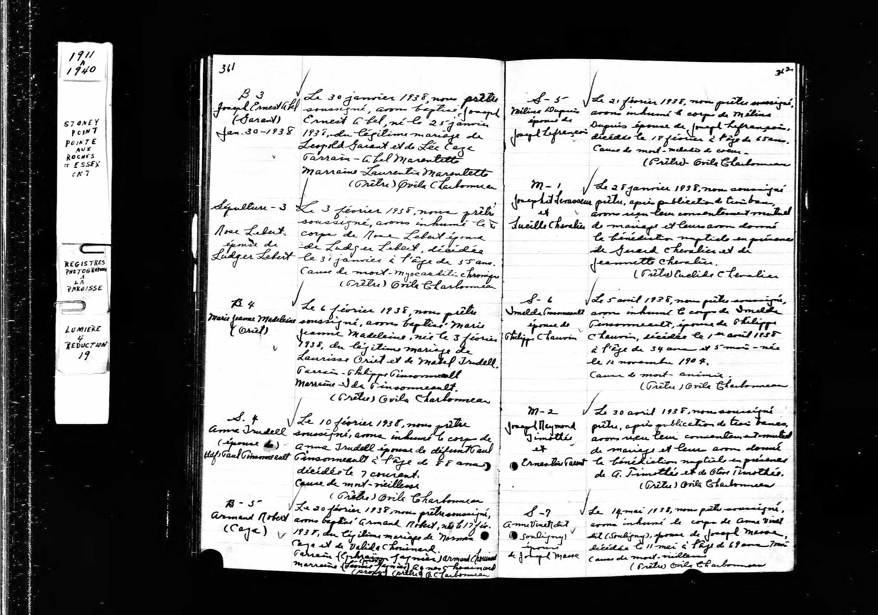 Acte de sépulture