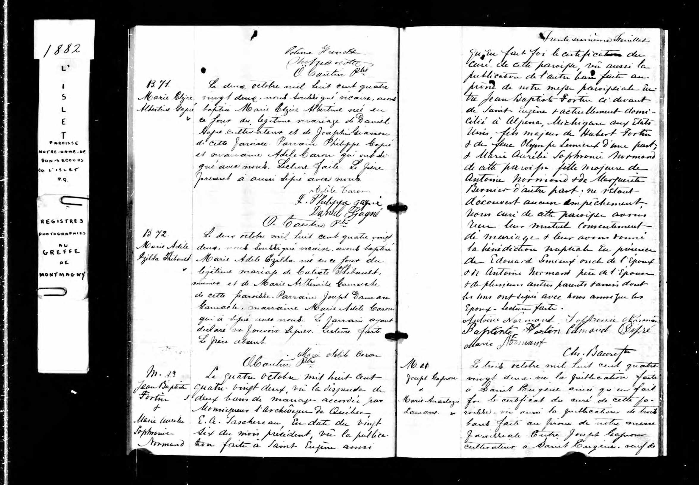 Acte de baptême