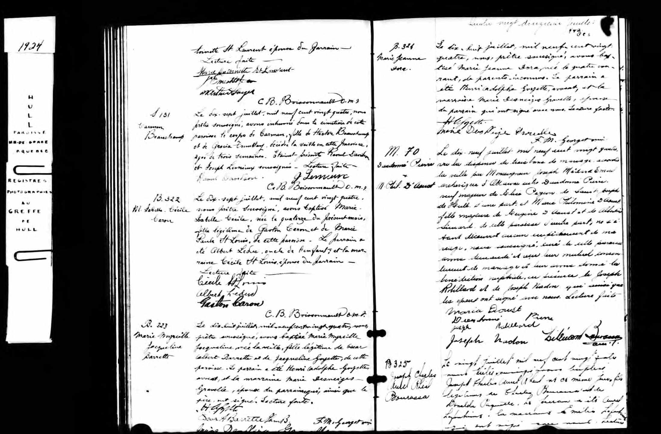 Acte de baptême