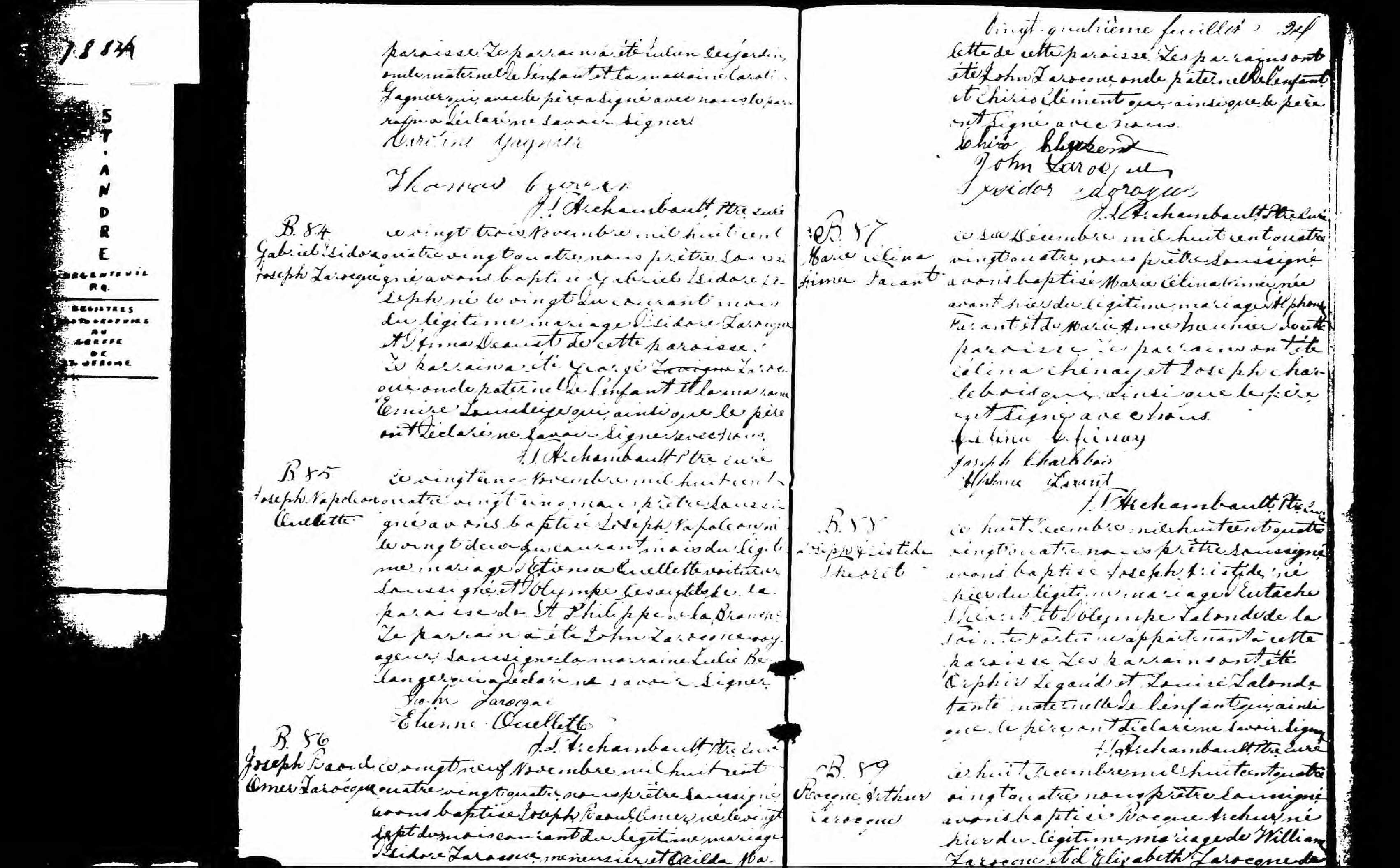 Acte de baptême