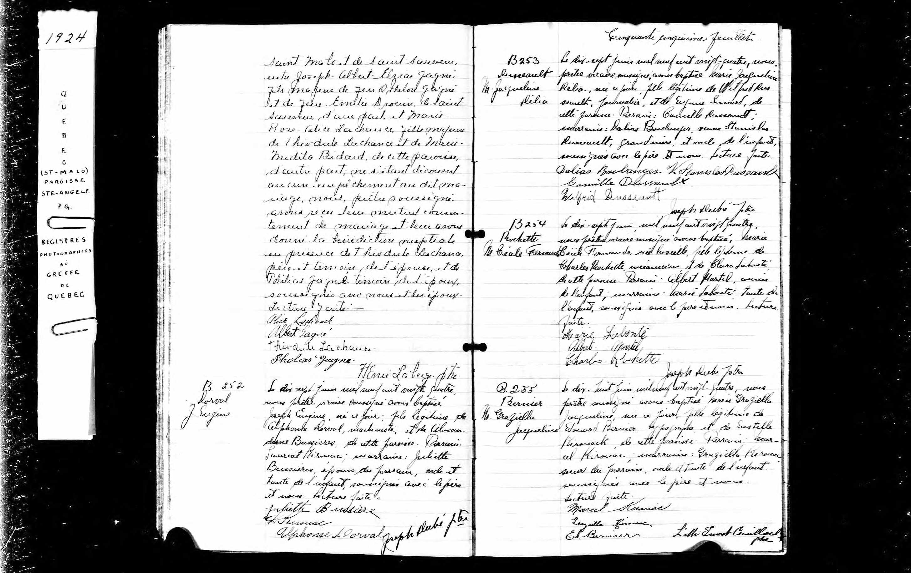 Acte de baptême