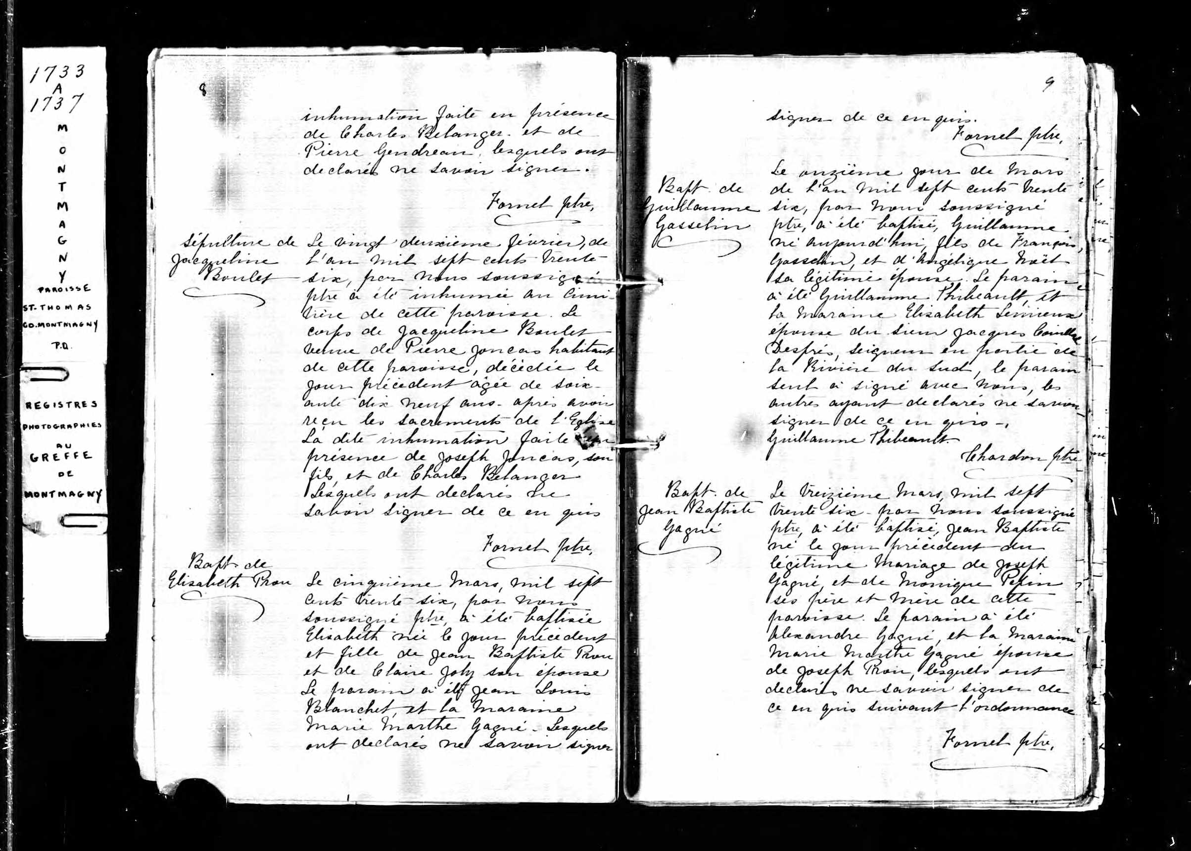 Acte de sépulture
