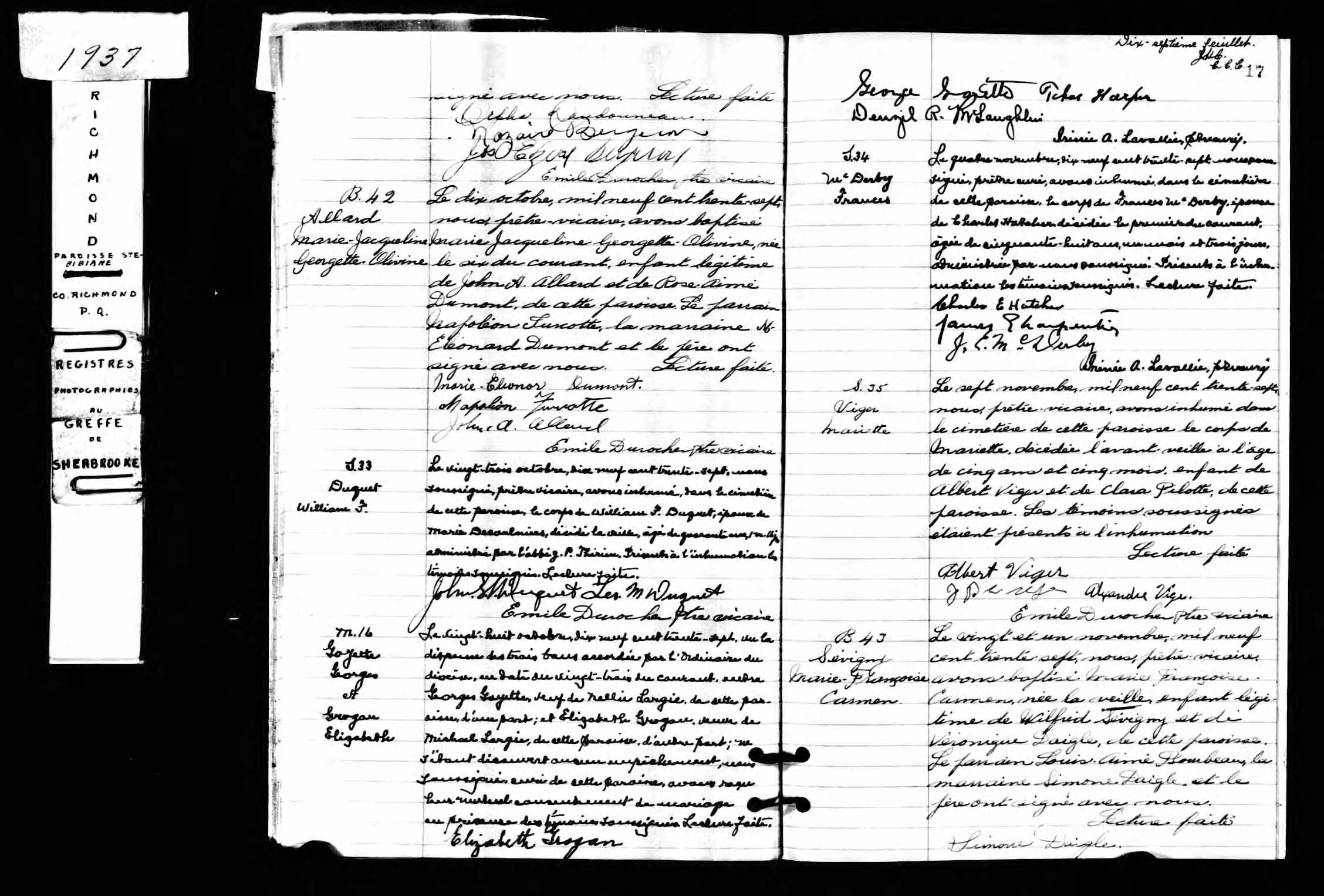 Acte de baptême
