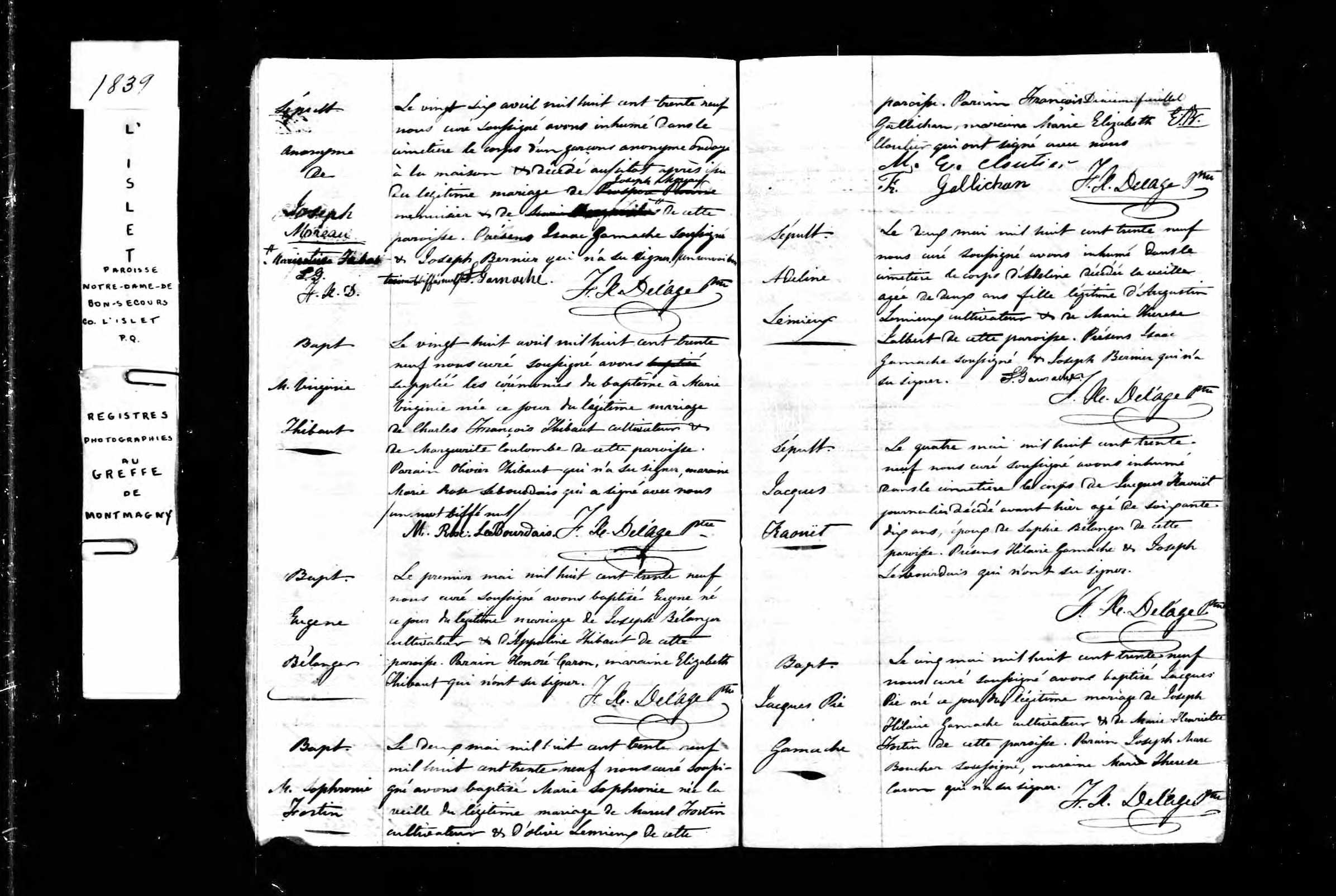 Acte de baptême