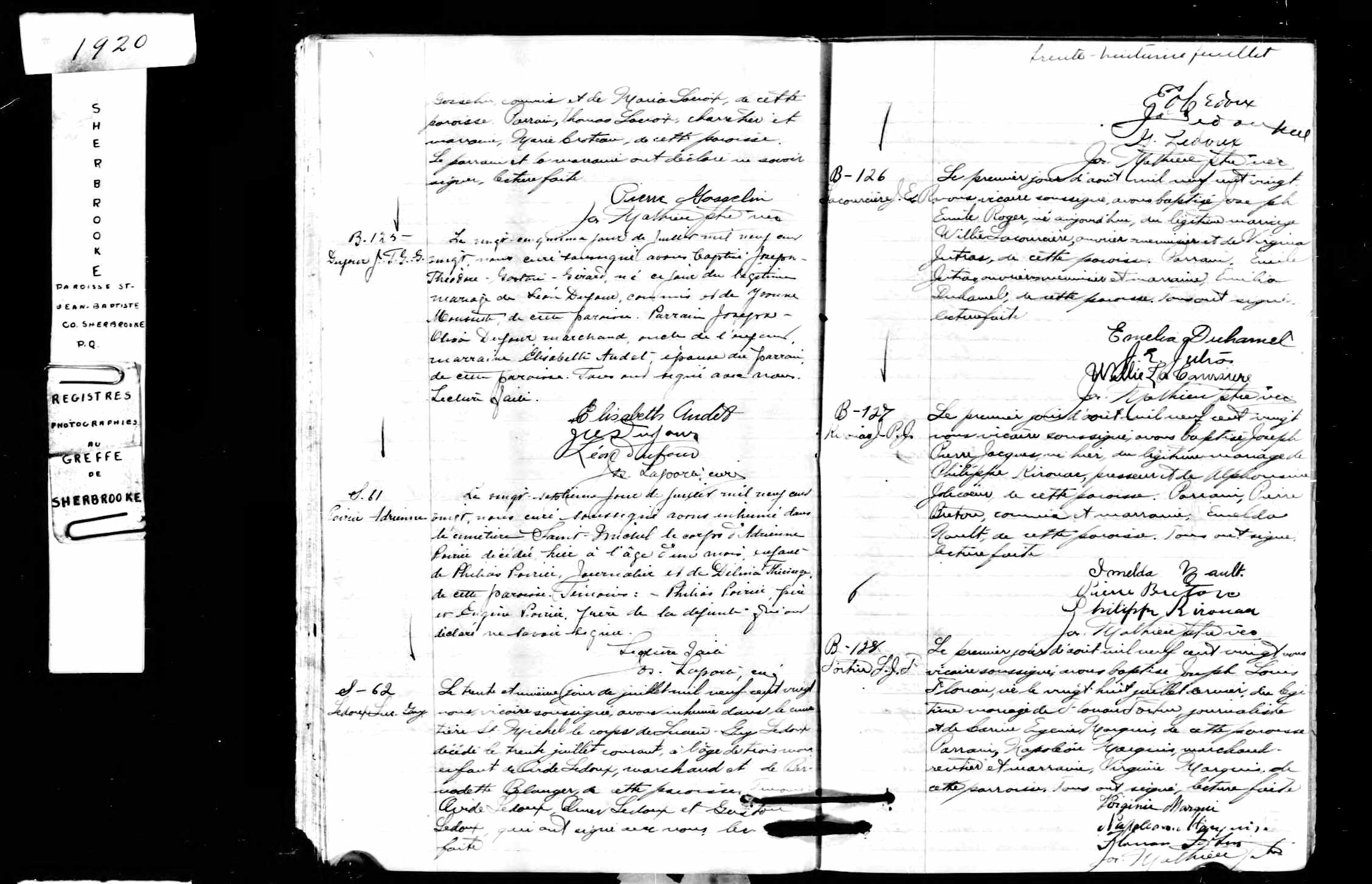 Acte de baptême