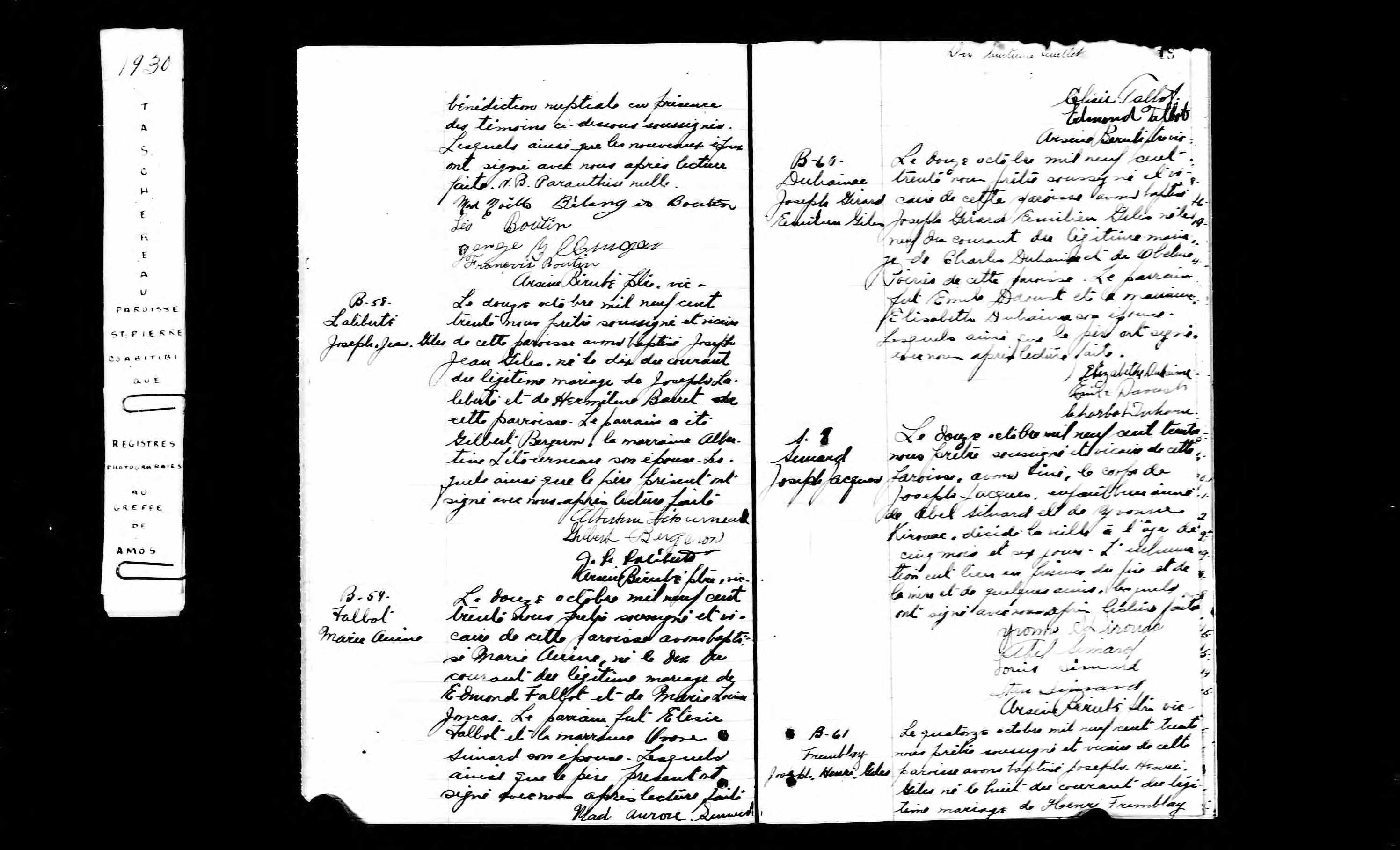Acte de sépulture