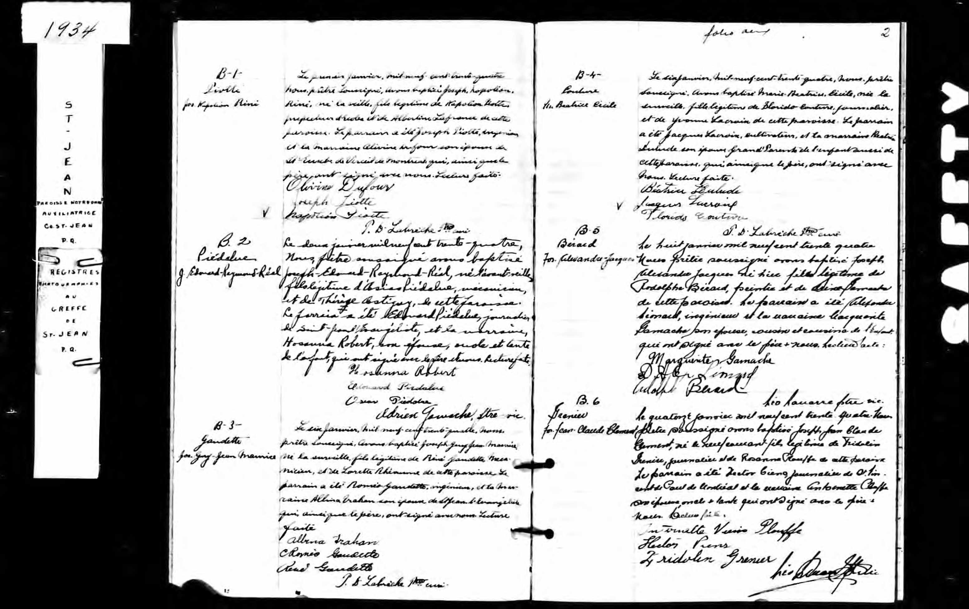 Acte de baptême