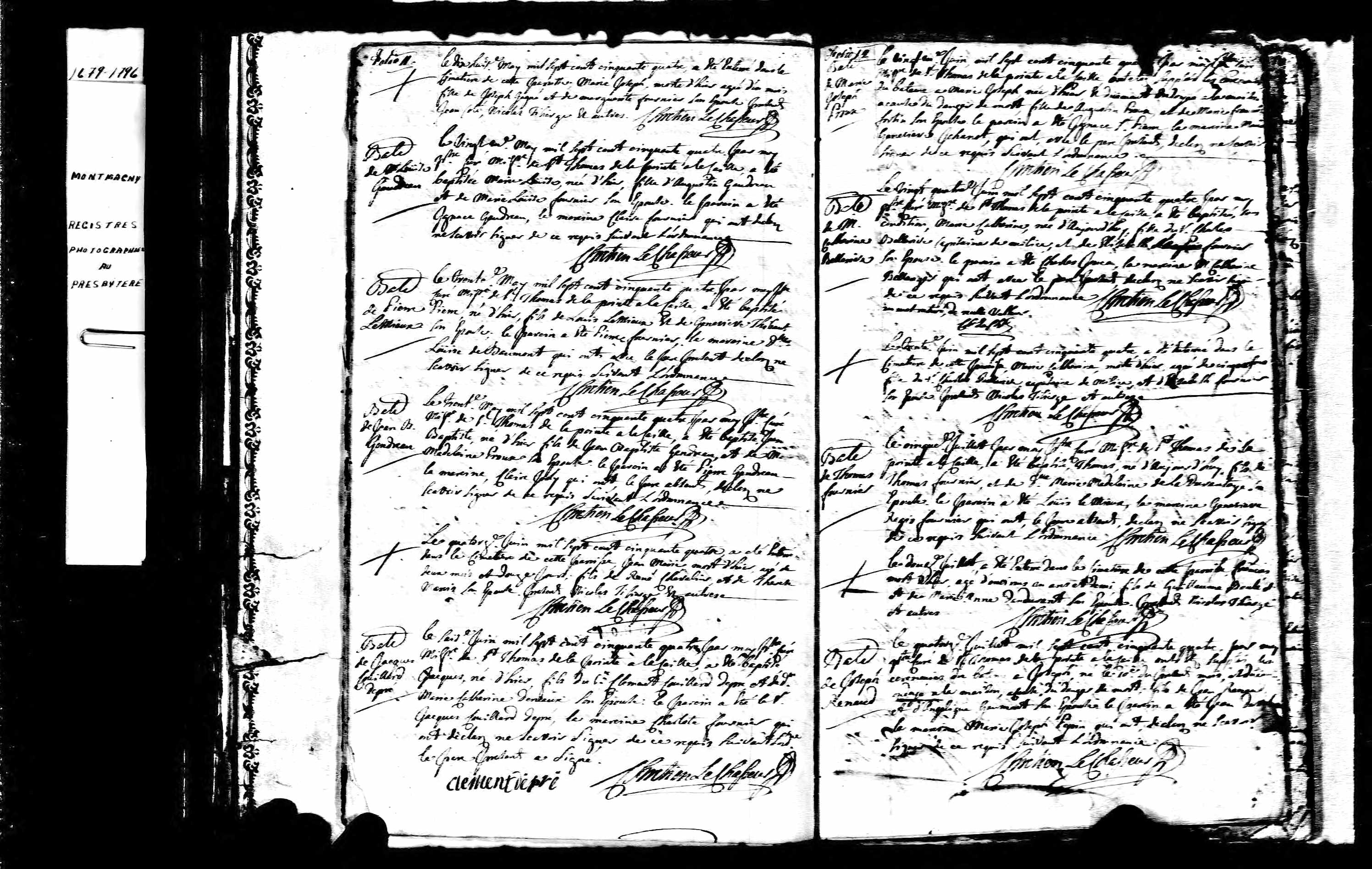 Acte de baptême