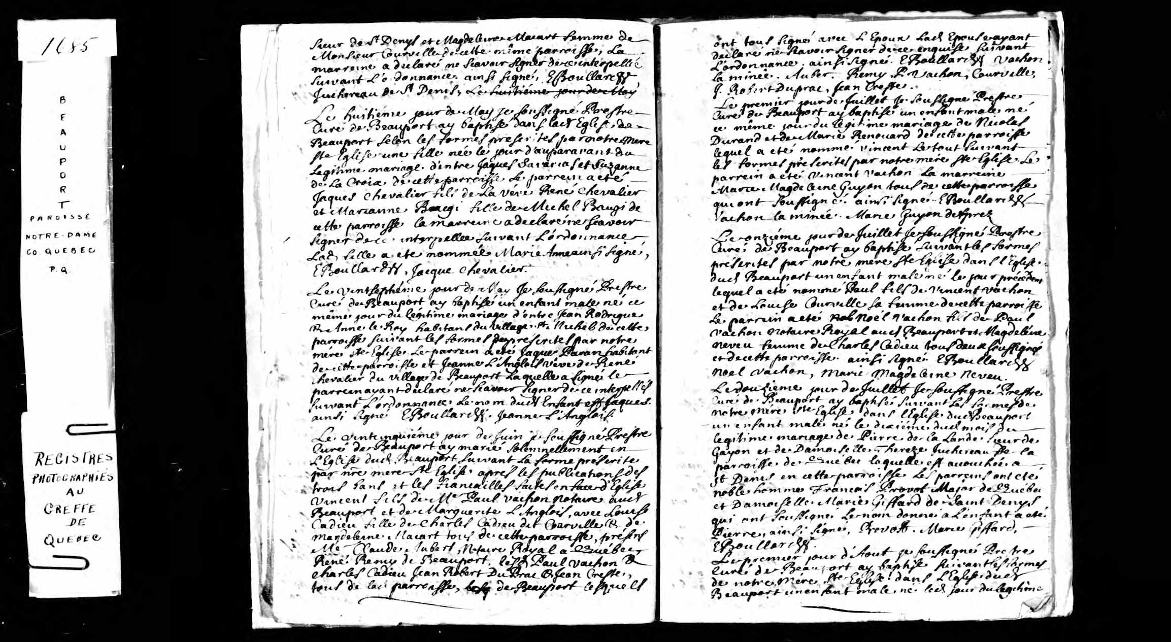 Acte de baptême