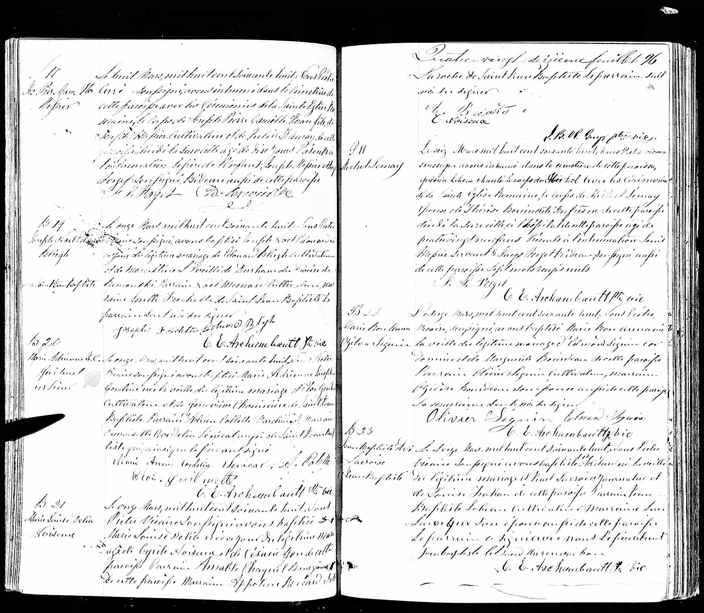 Acte de baptême Acte de baptême