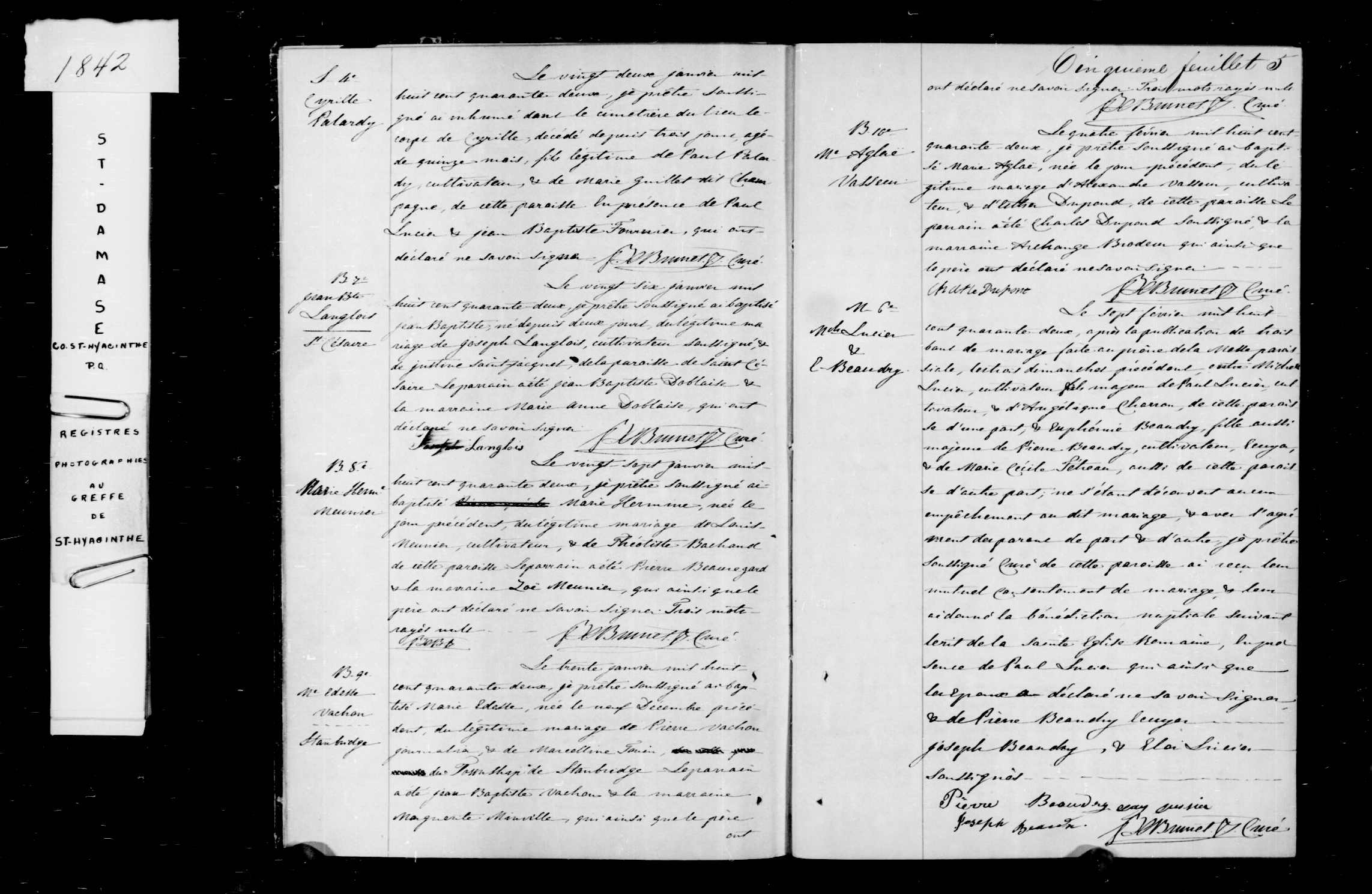 Acte de baptême