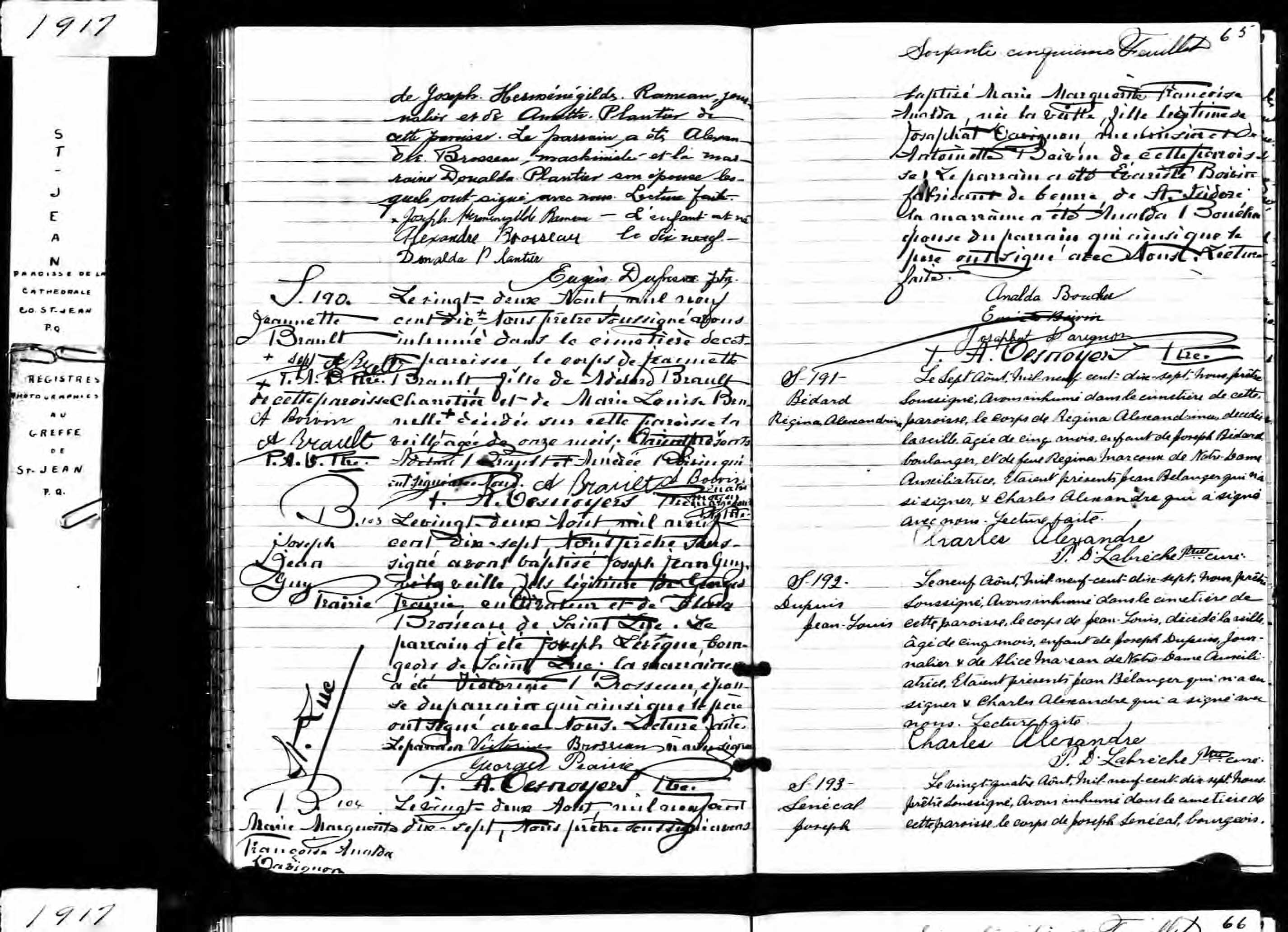 Acte de baptême