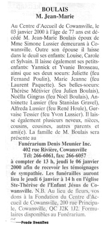 Nécrologie