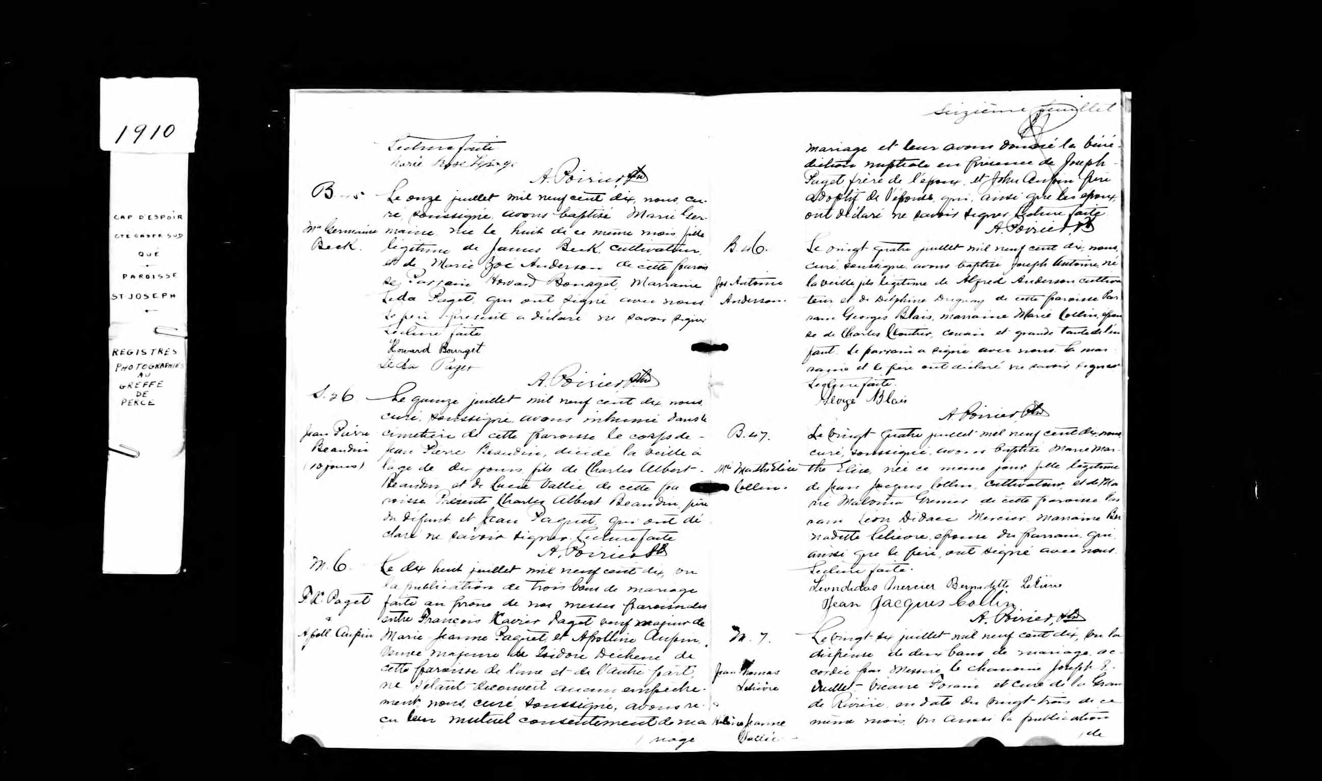 Acte de baptême
