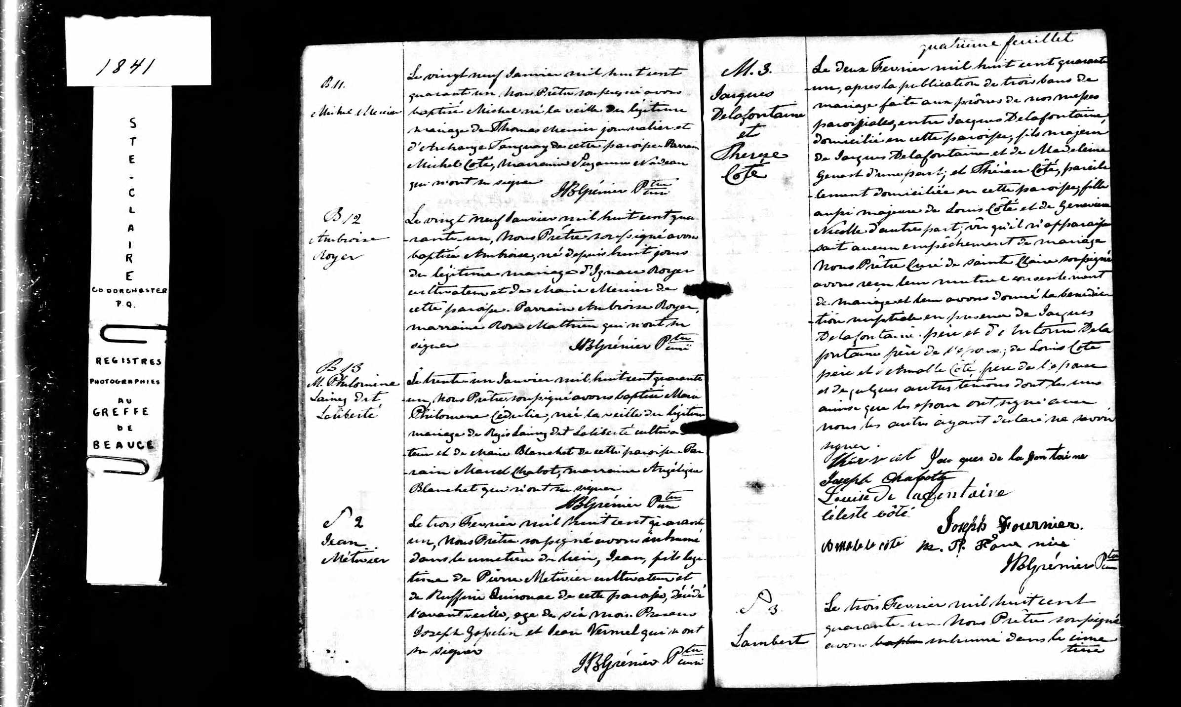 Acte de sépulture