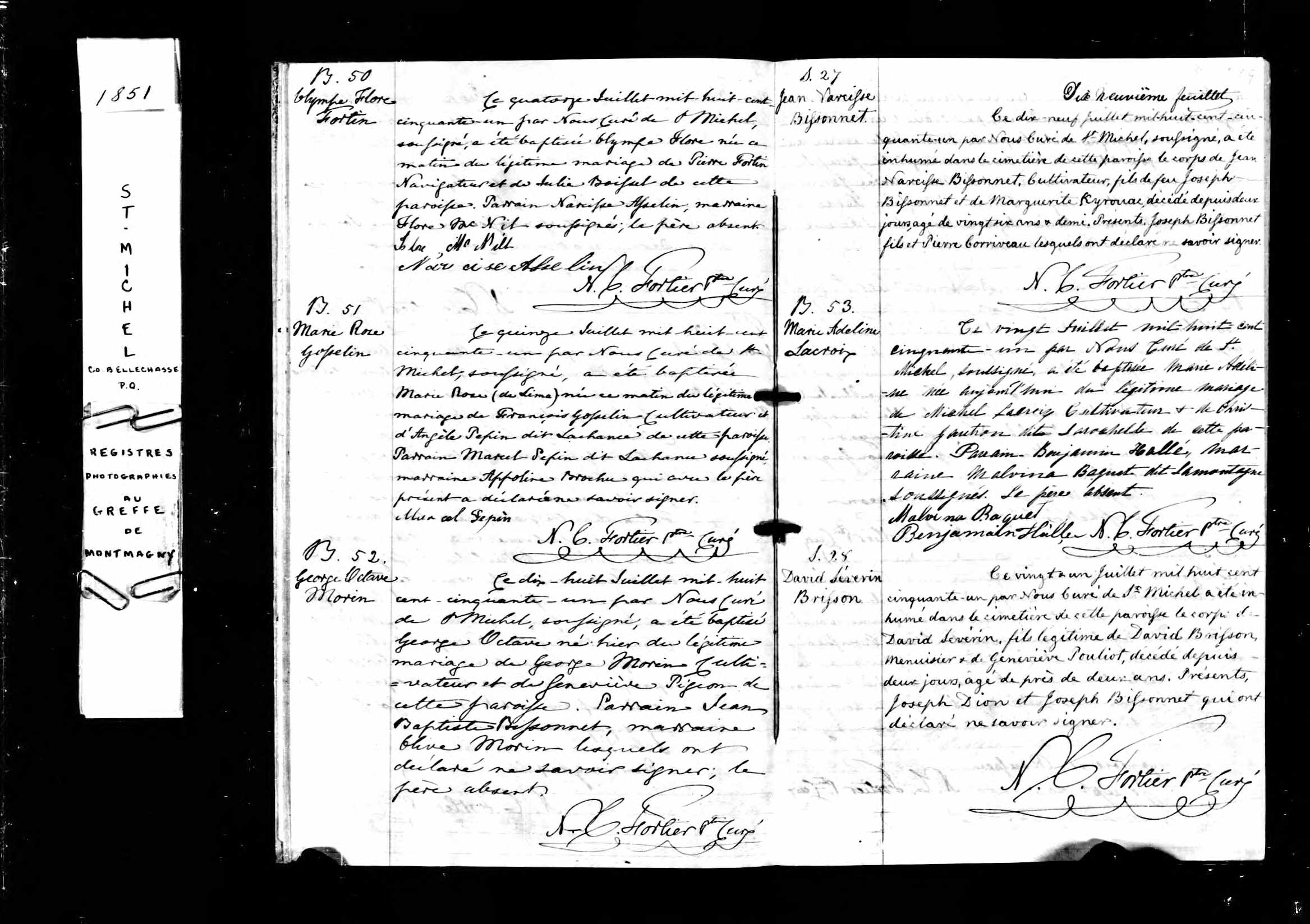 Acte de sépulture