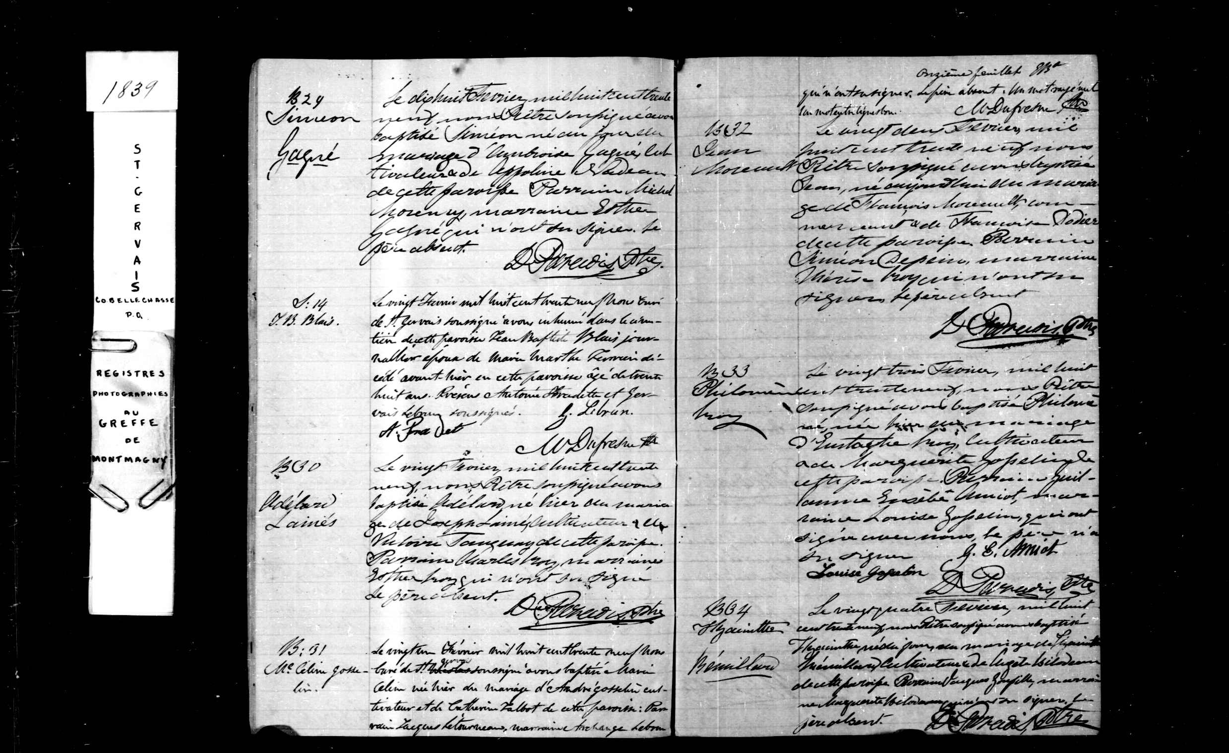 Acte de baptême