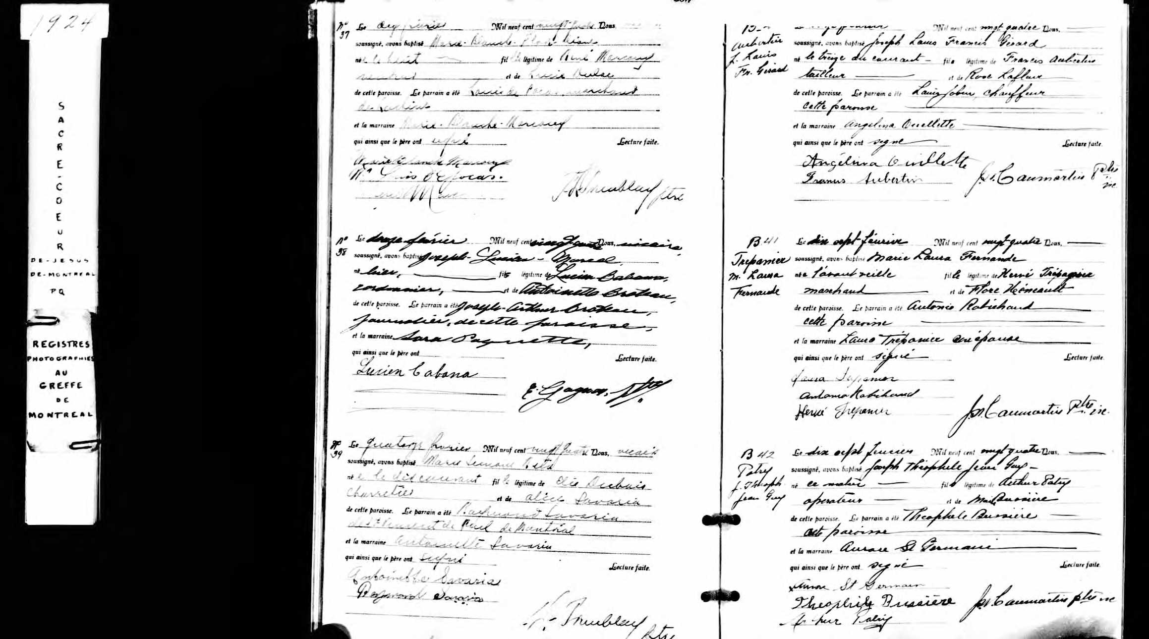 Acte de baptême