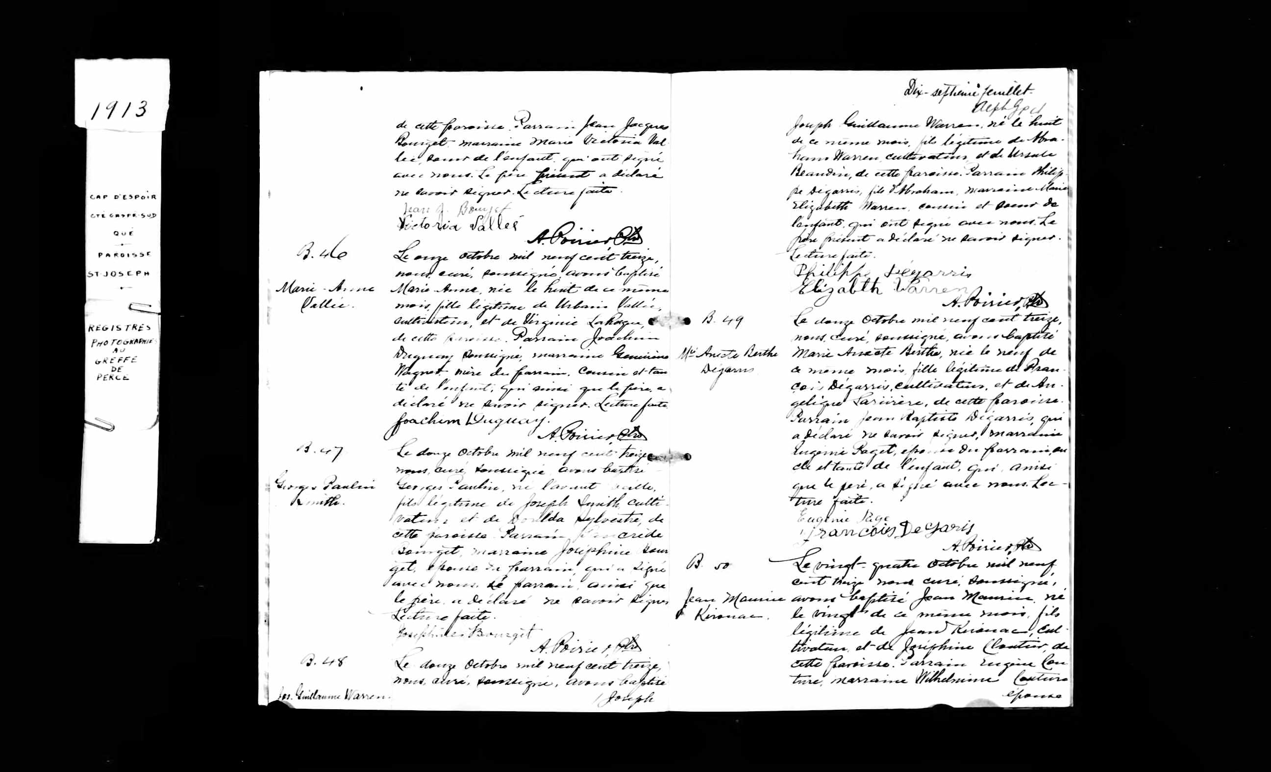 Acte de baptême