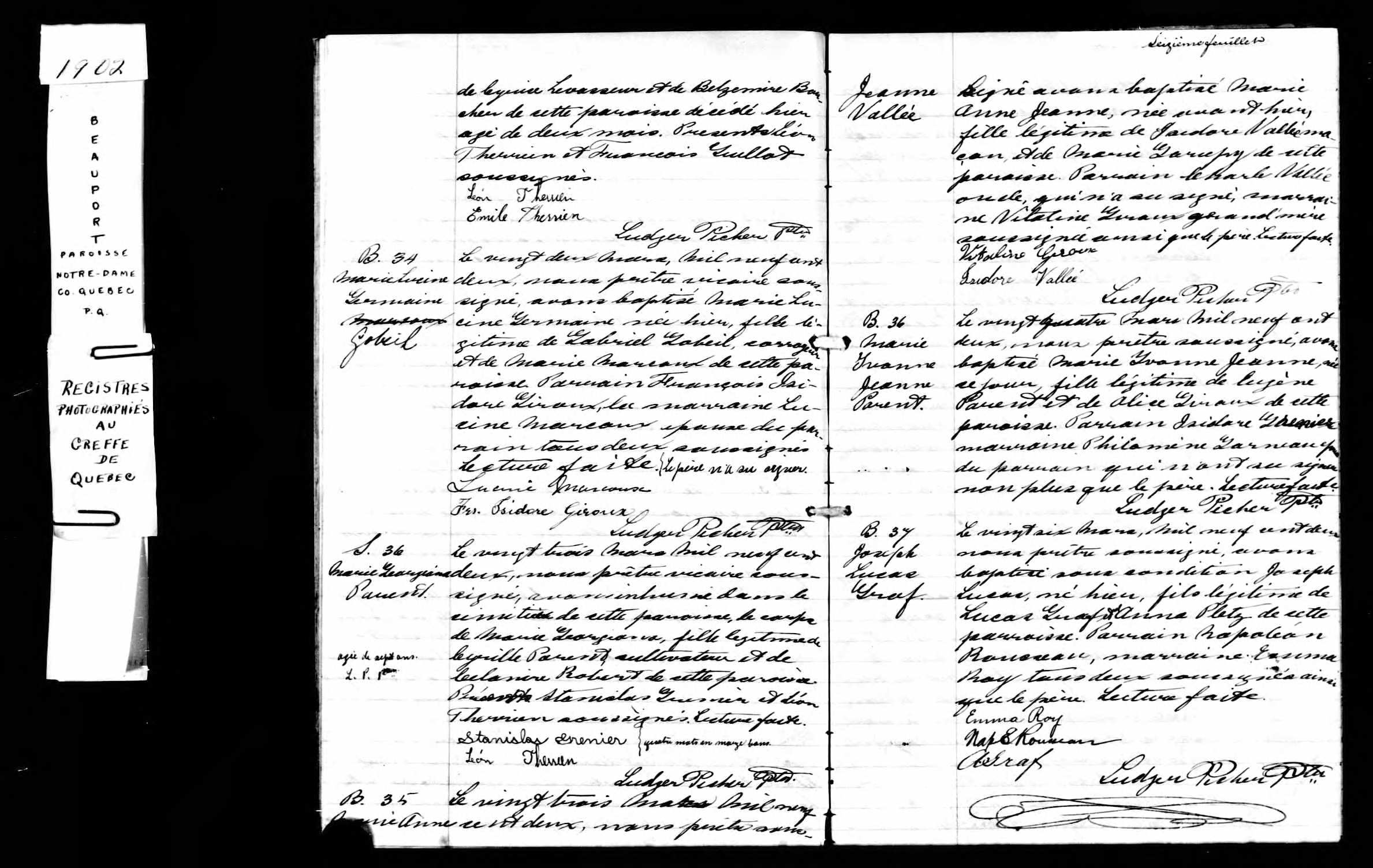 Acte de baptême