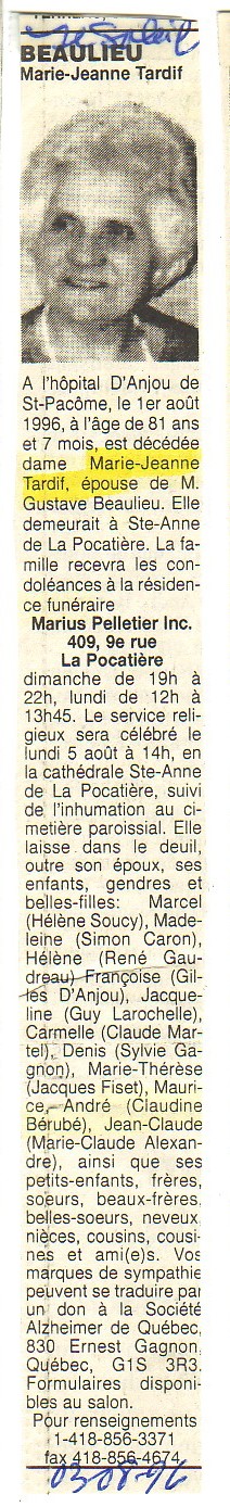 Nécrologie