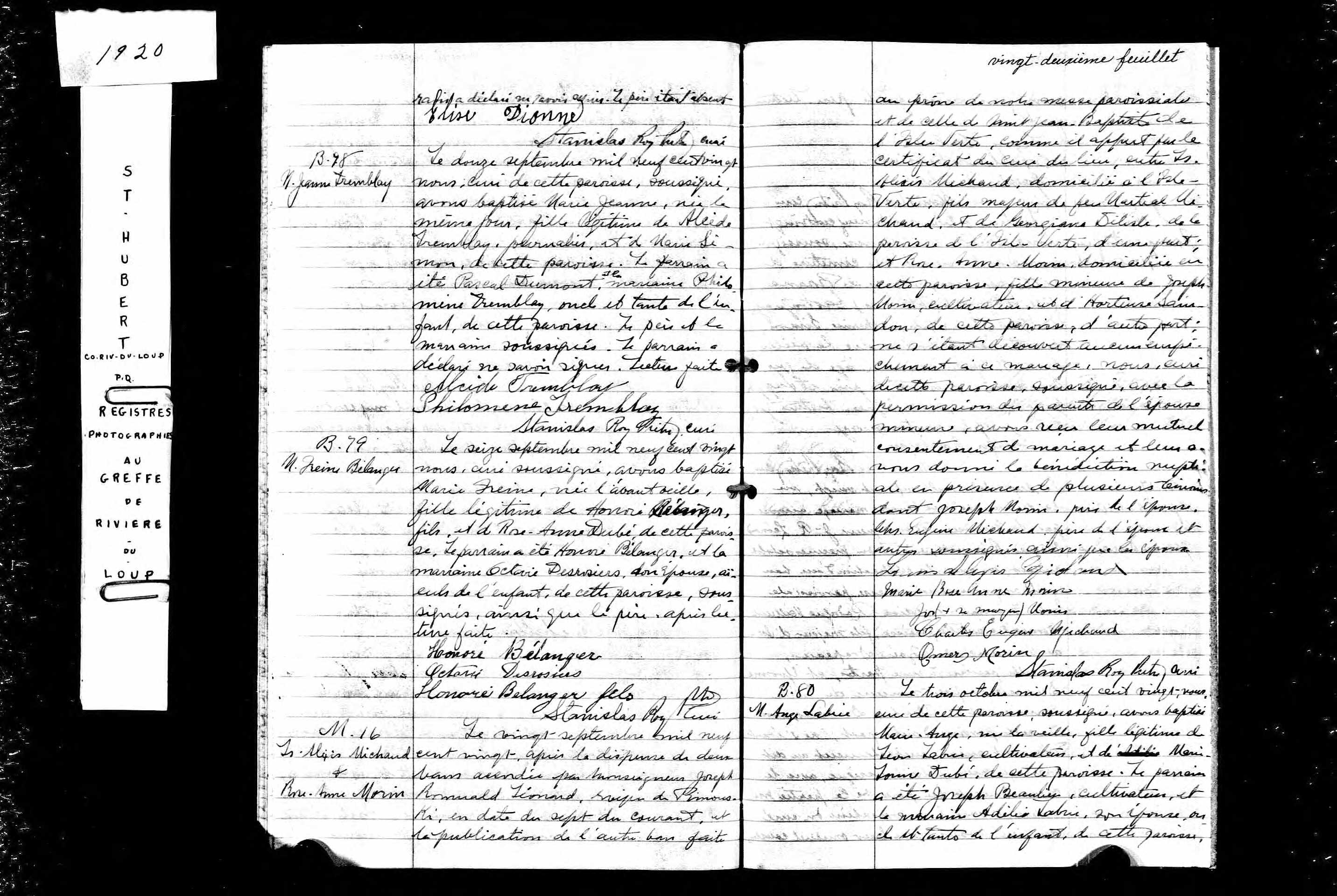 Acte de baptême Acte de baptême