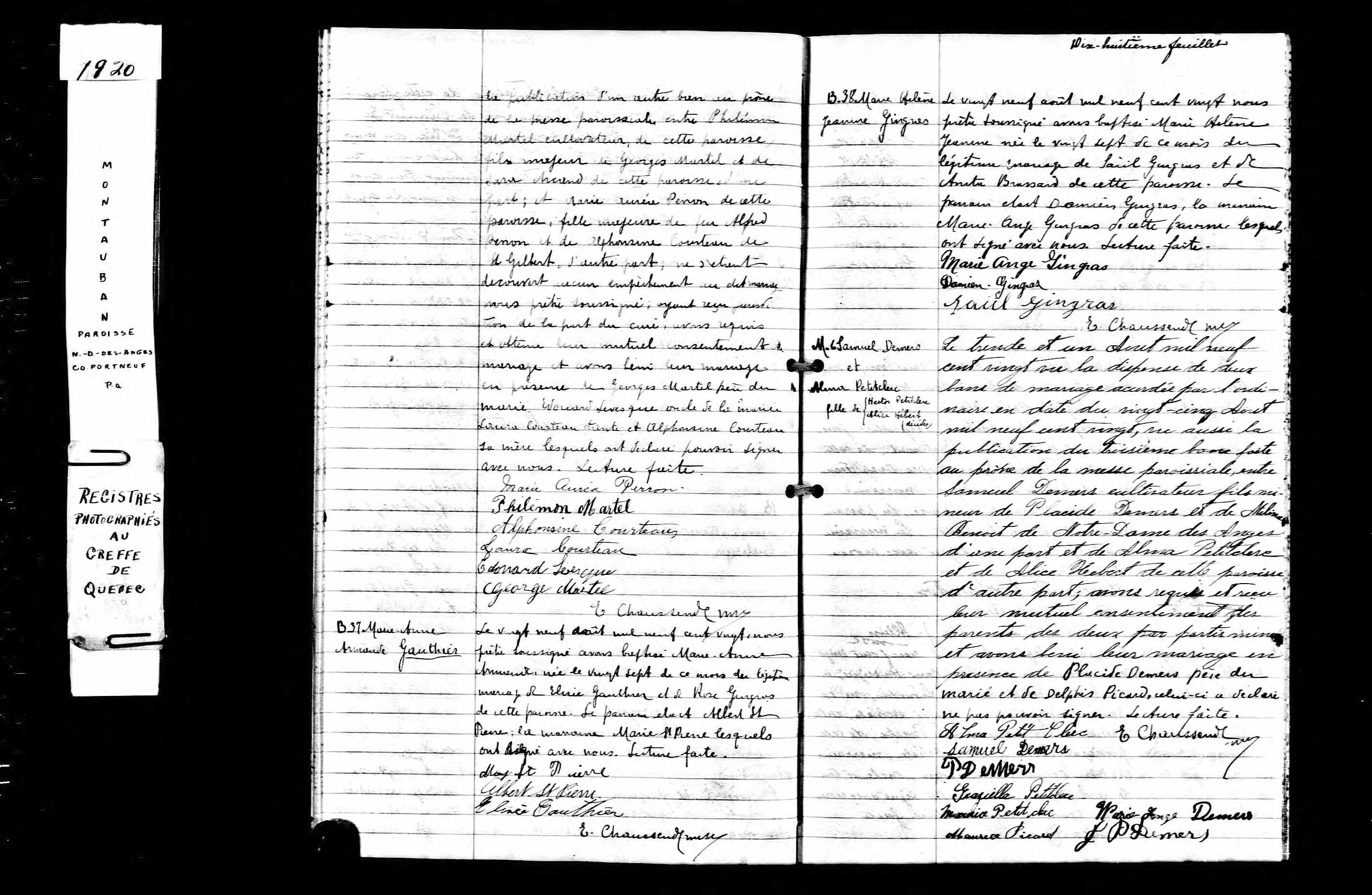 Acte de baptême