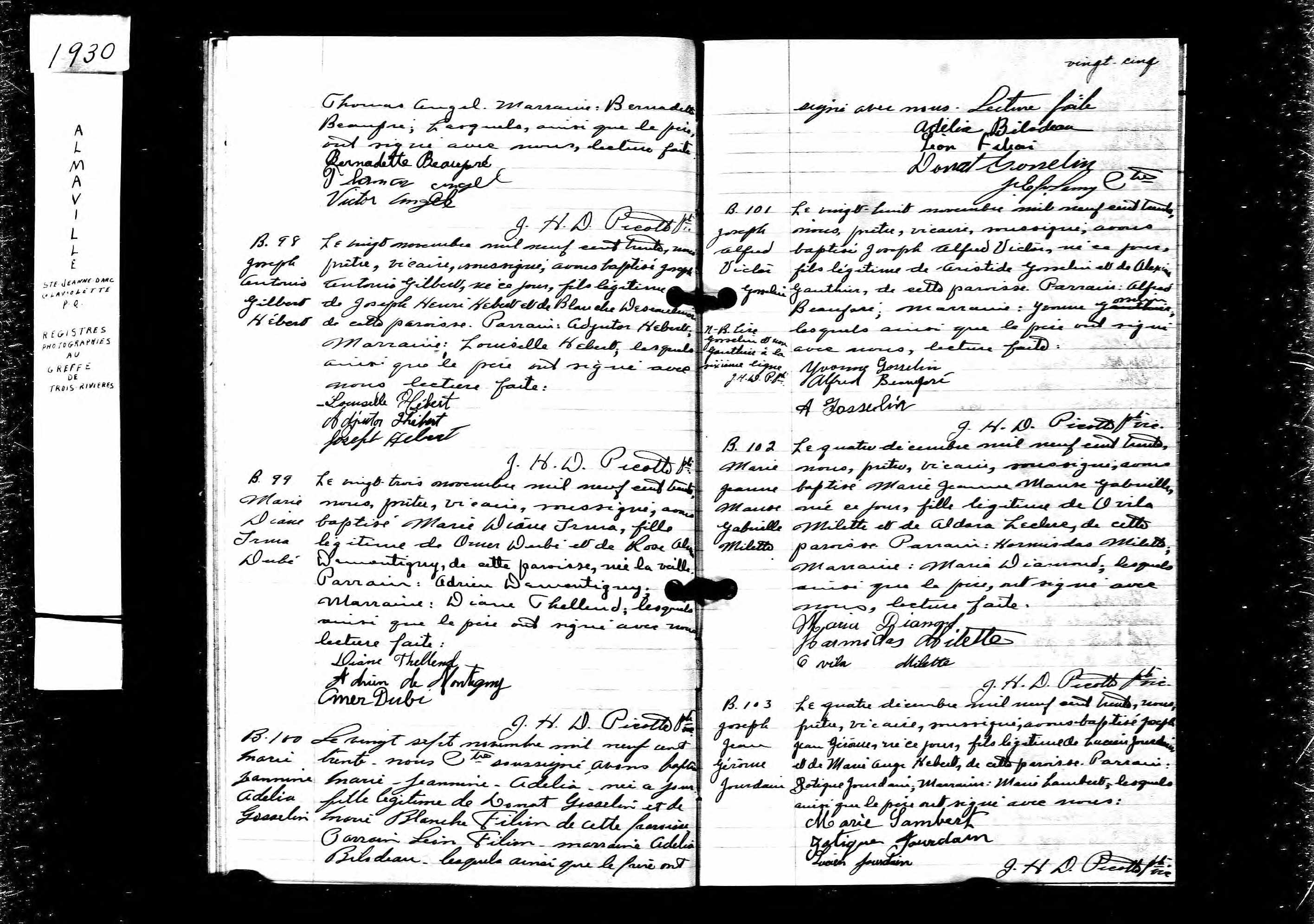 Acte de baptême
