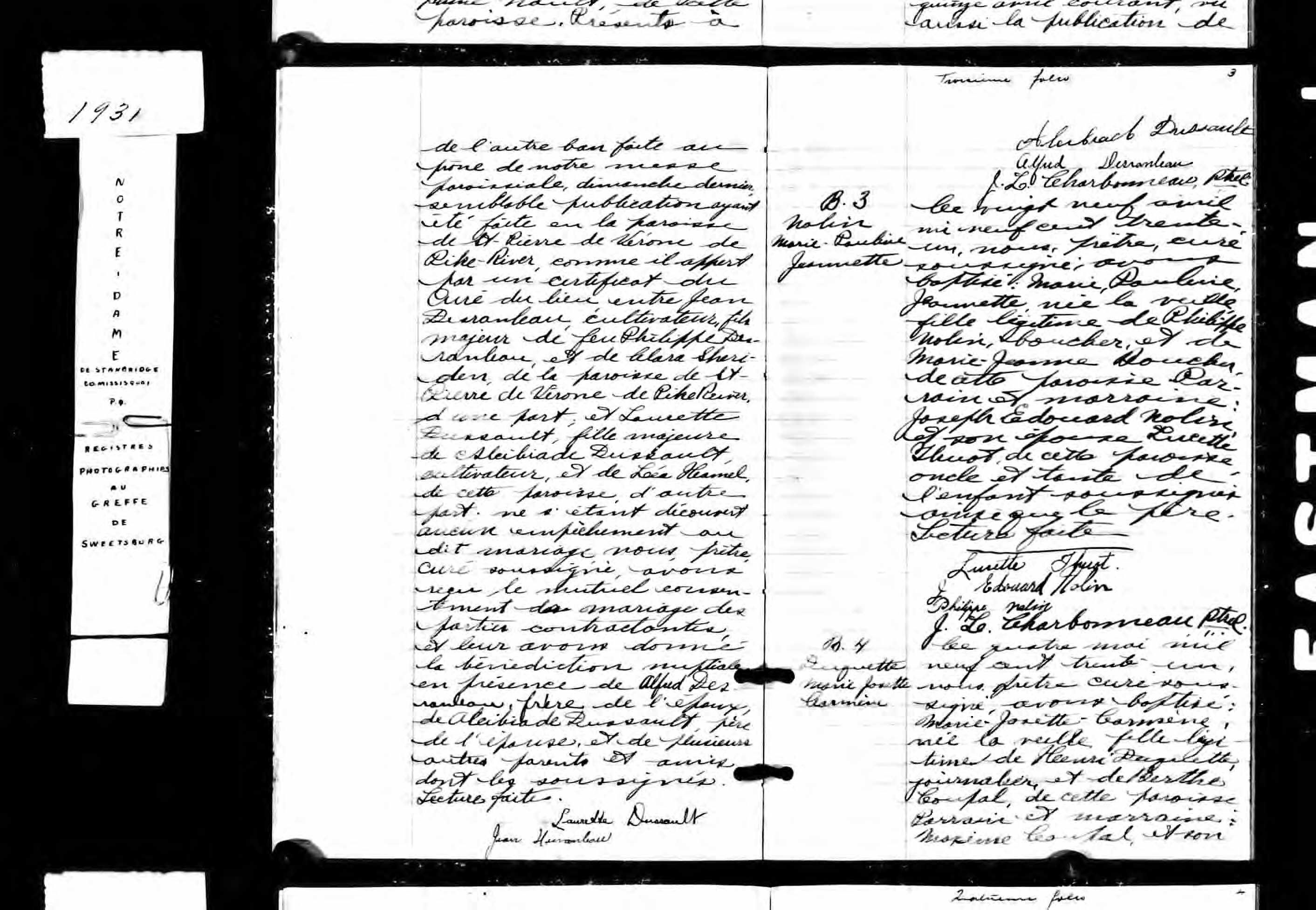 Acte de baptême