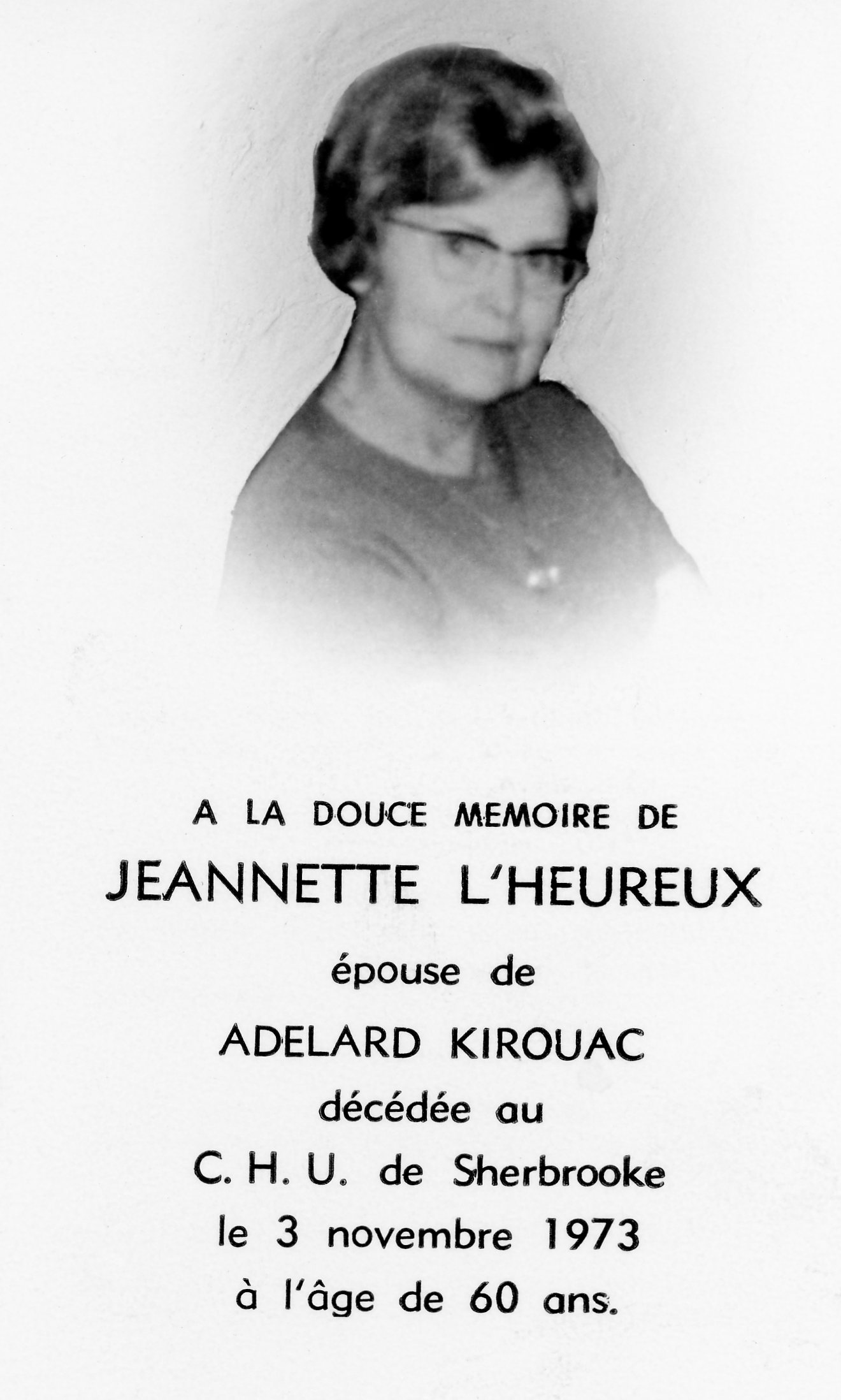 Carte mortuaire