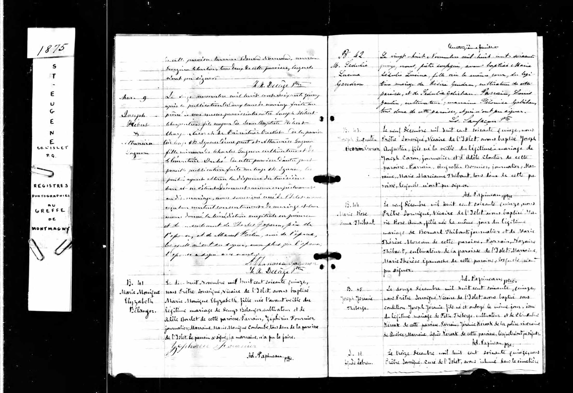 Acte de baptême