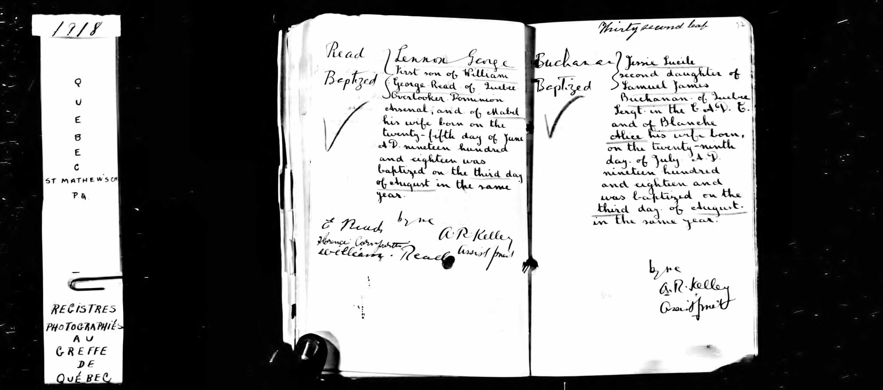 Acte de baptême