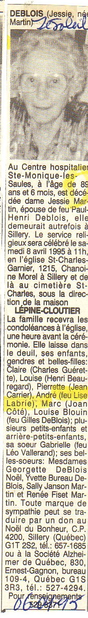 Nécrologie Nécrologie
