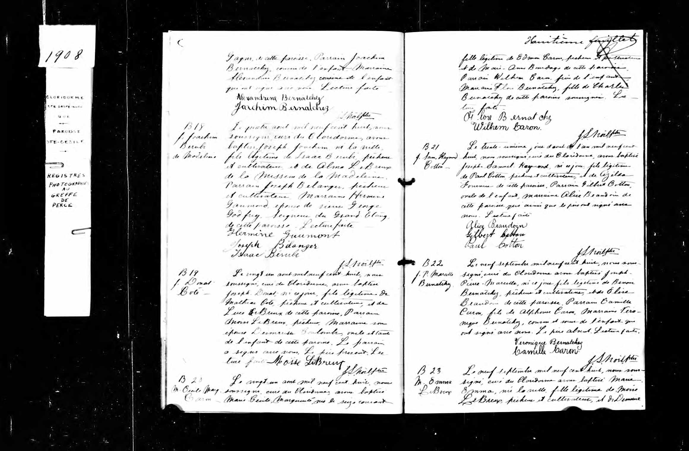 Acte de baptême