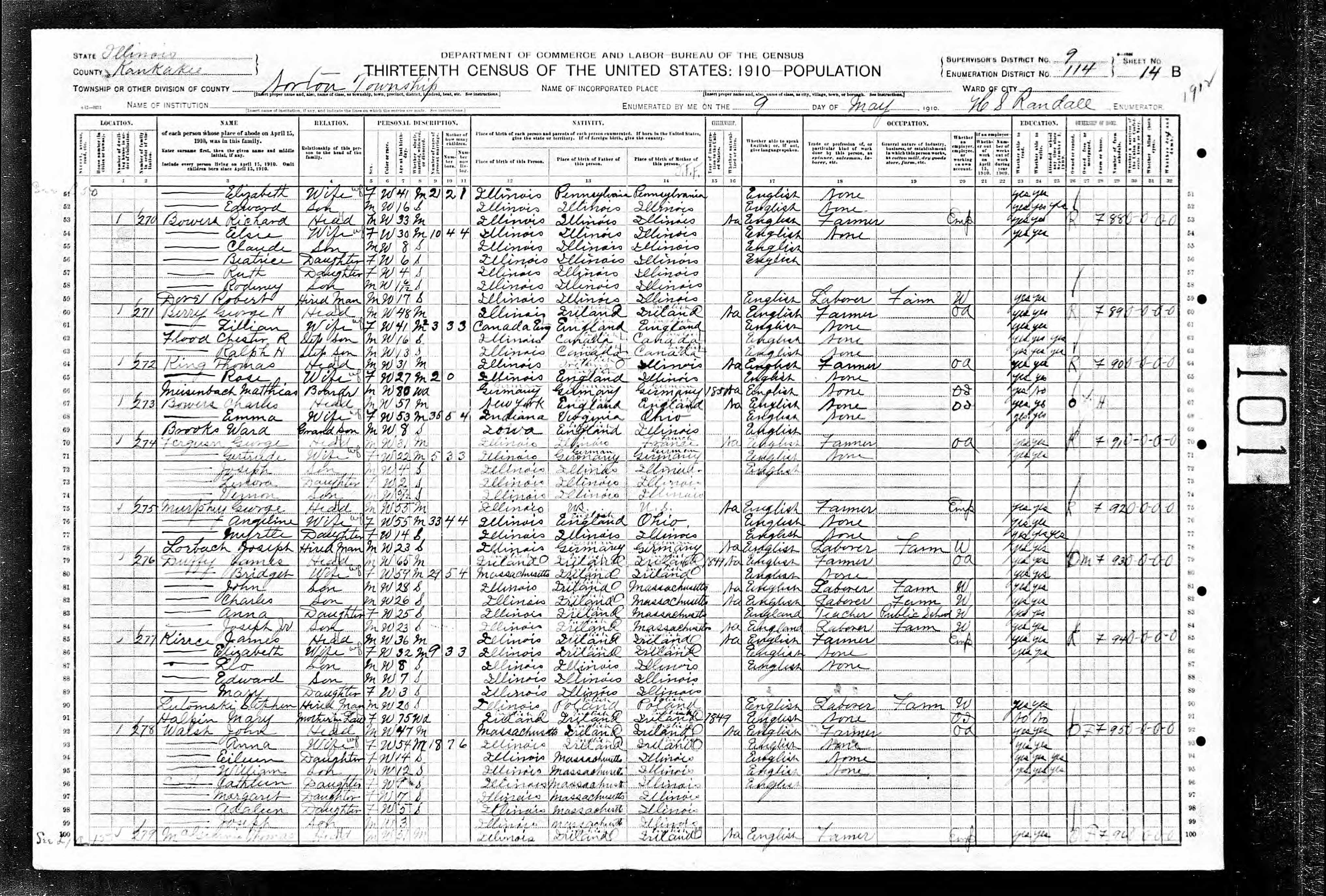 Recensement fédéral américain 1910