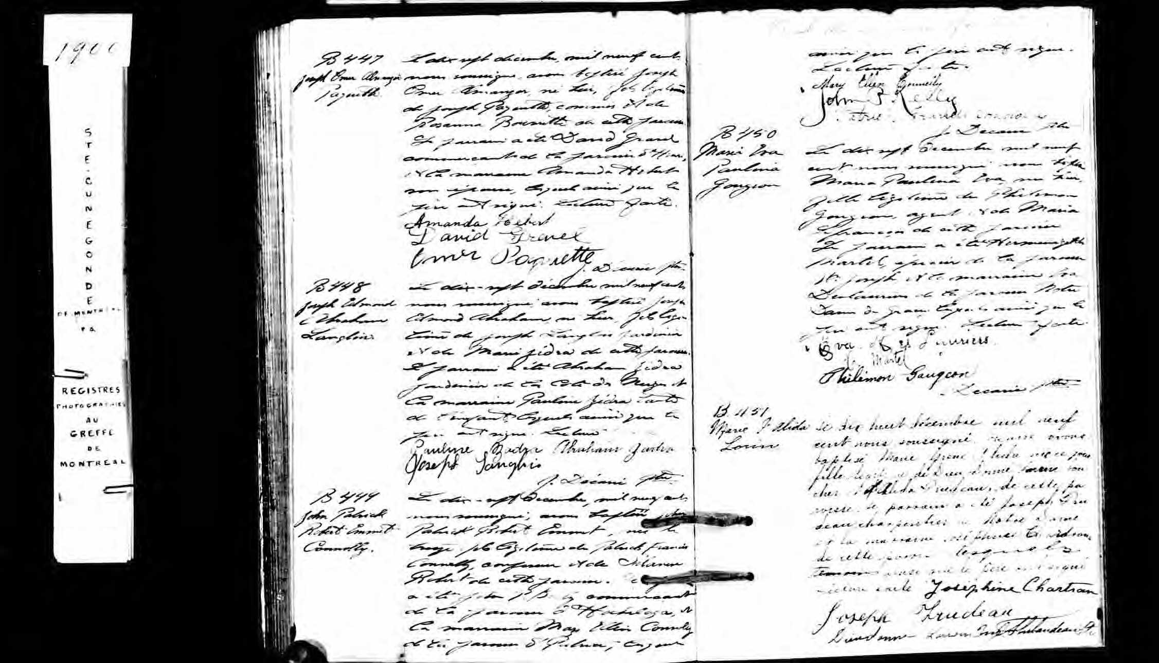 Acte de baptême